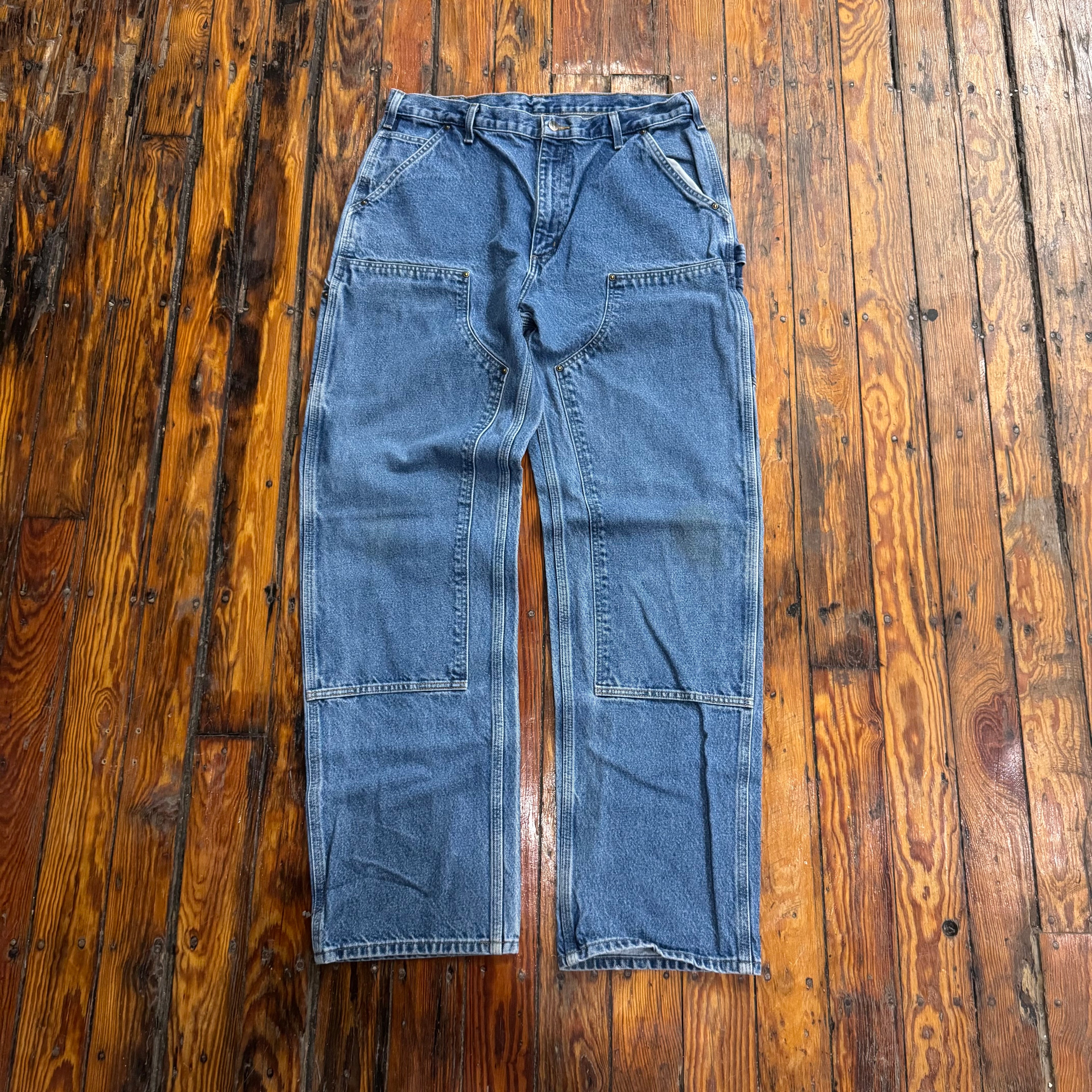 Vintage Carhartt Double Knee Denim Jeans Sz