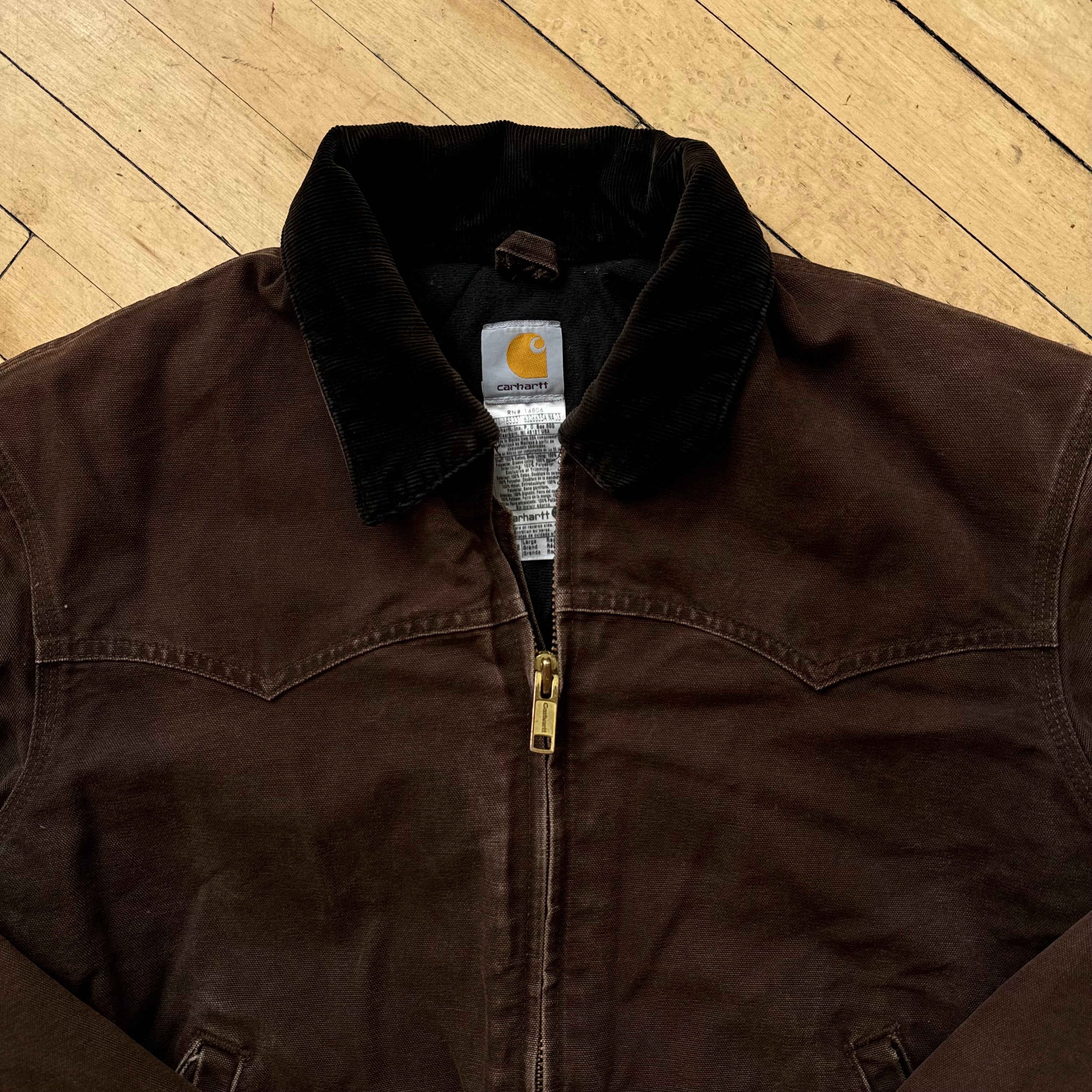Vintage Faded Brown Carhartt Santa Fe Jacket Sz L