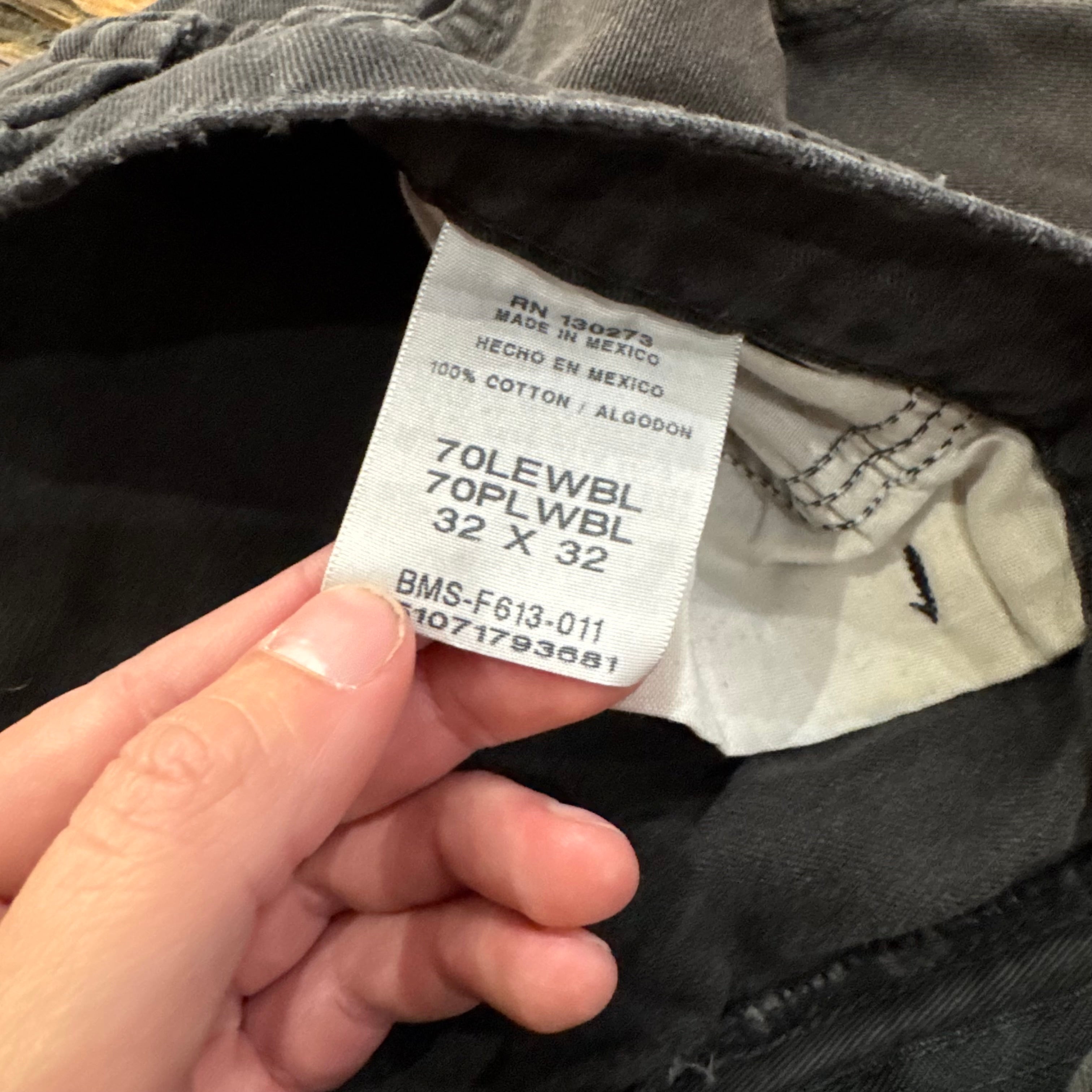 Vintage Faded Wrangler Cargo Pants Sz 32x32