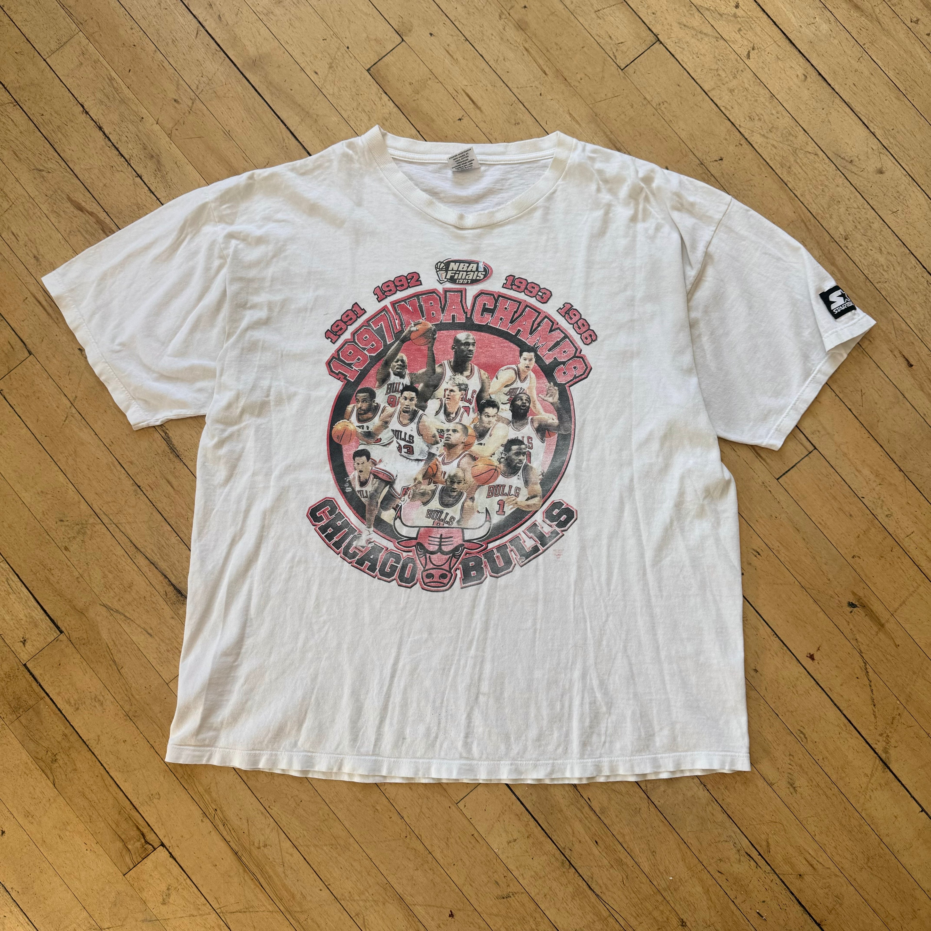 Vintage Chicago Bulls 1997 Champions T-shirt Sz XL