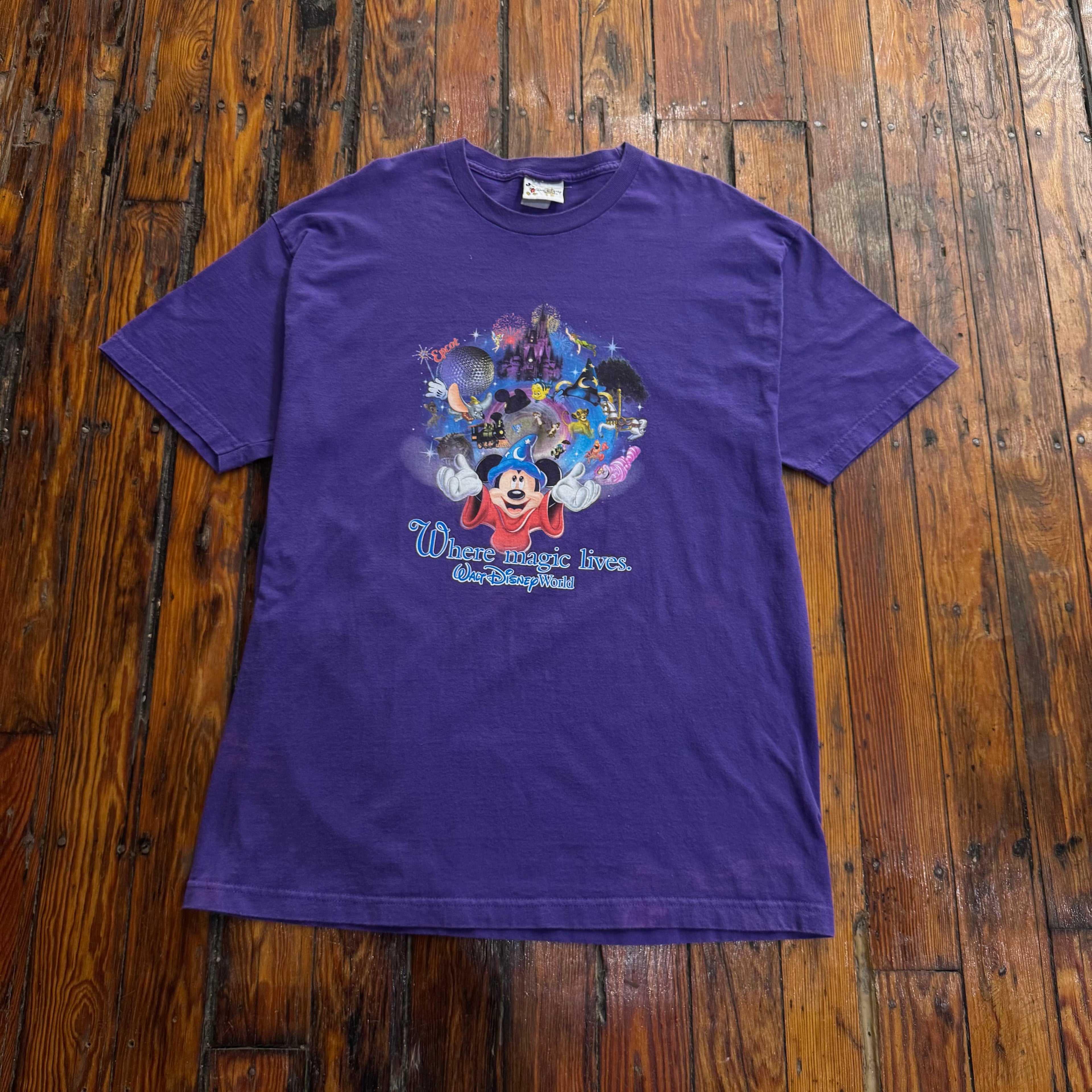 Vintage Disney World Where Magic Lives T-shirt Sz XL