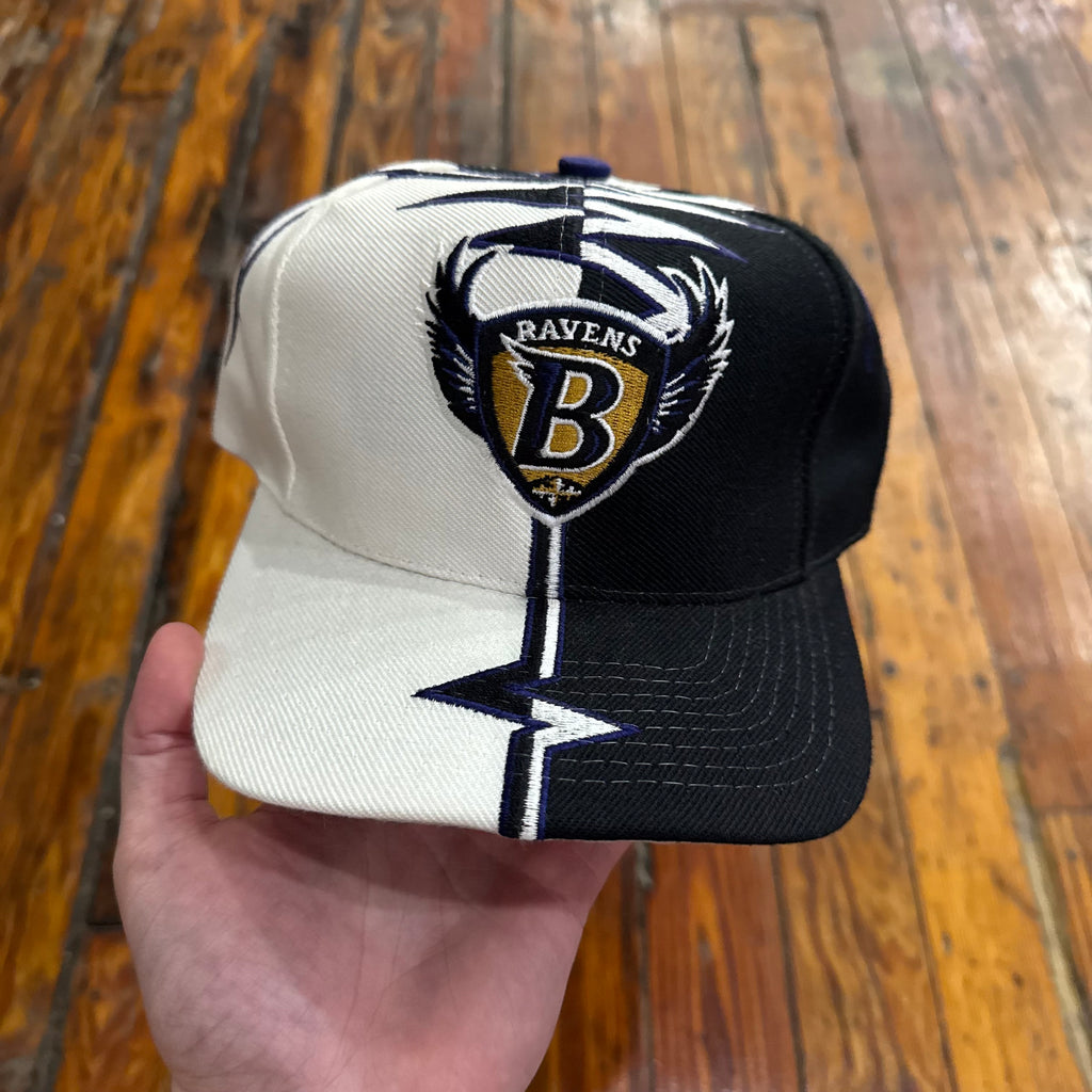 Vintage Starter Double Shockwave Baltimore Ravens Snapback Hat (NEW)