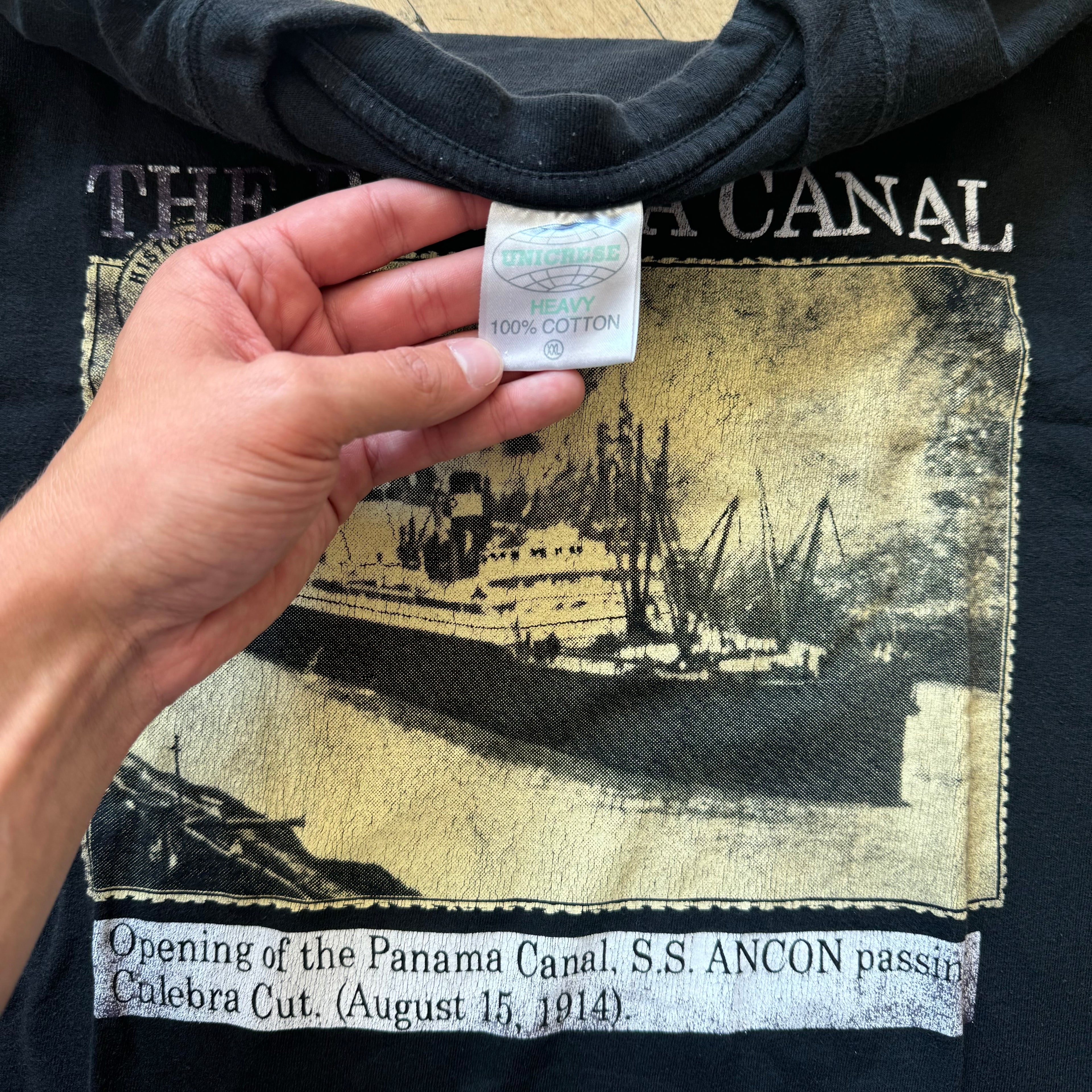 Vintage Panama Canal T-shirt Sz L