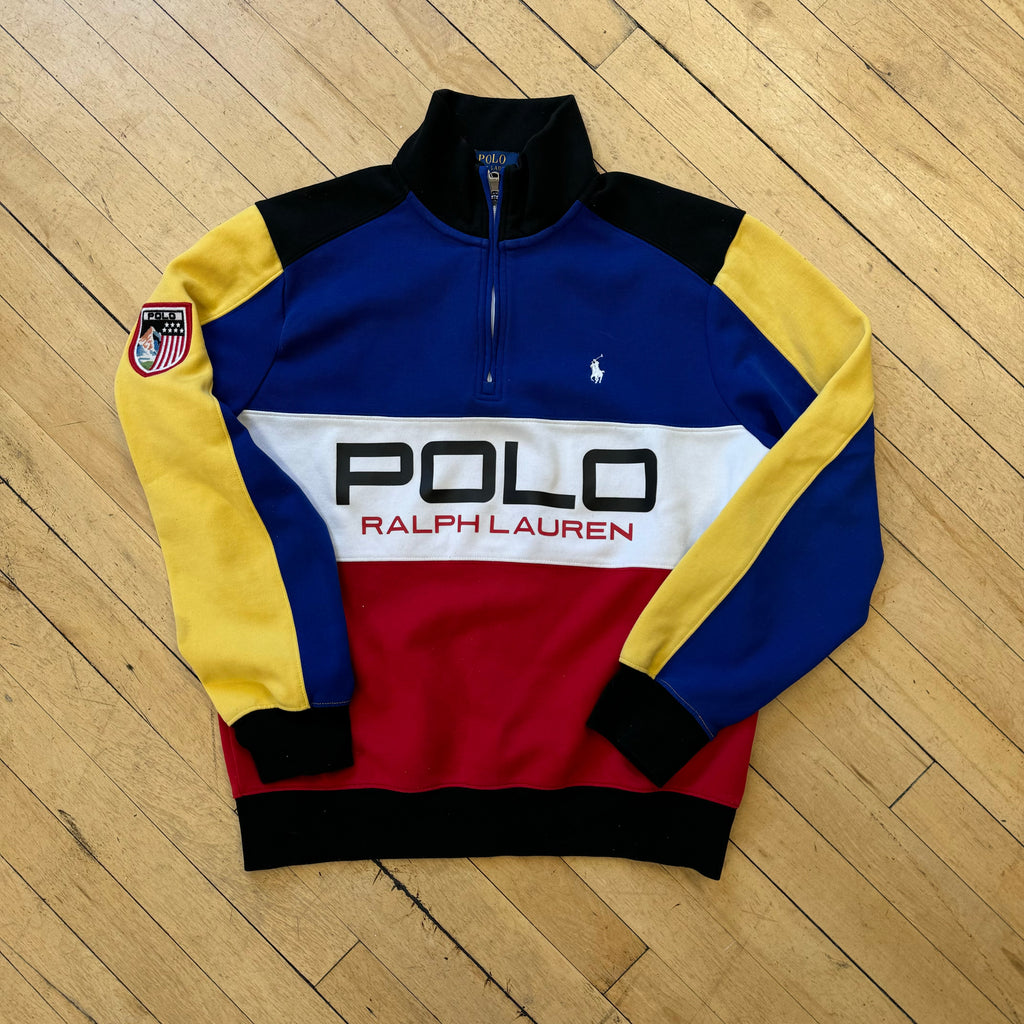 Y2K Polo Ralph Lauren Quarter Zip Jacket Sz S