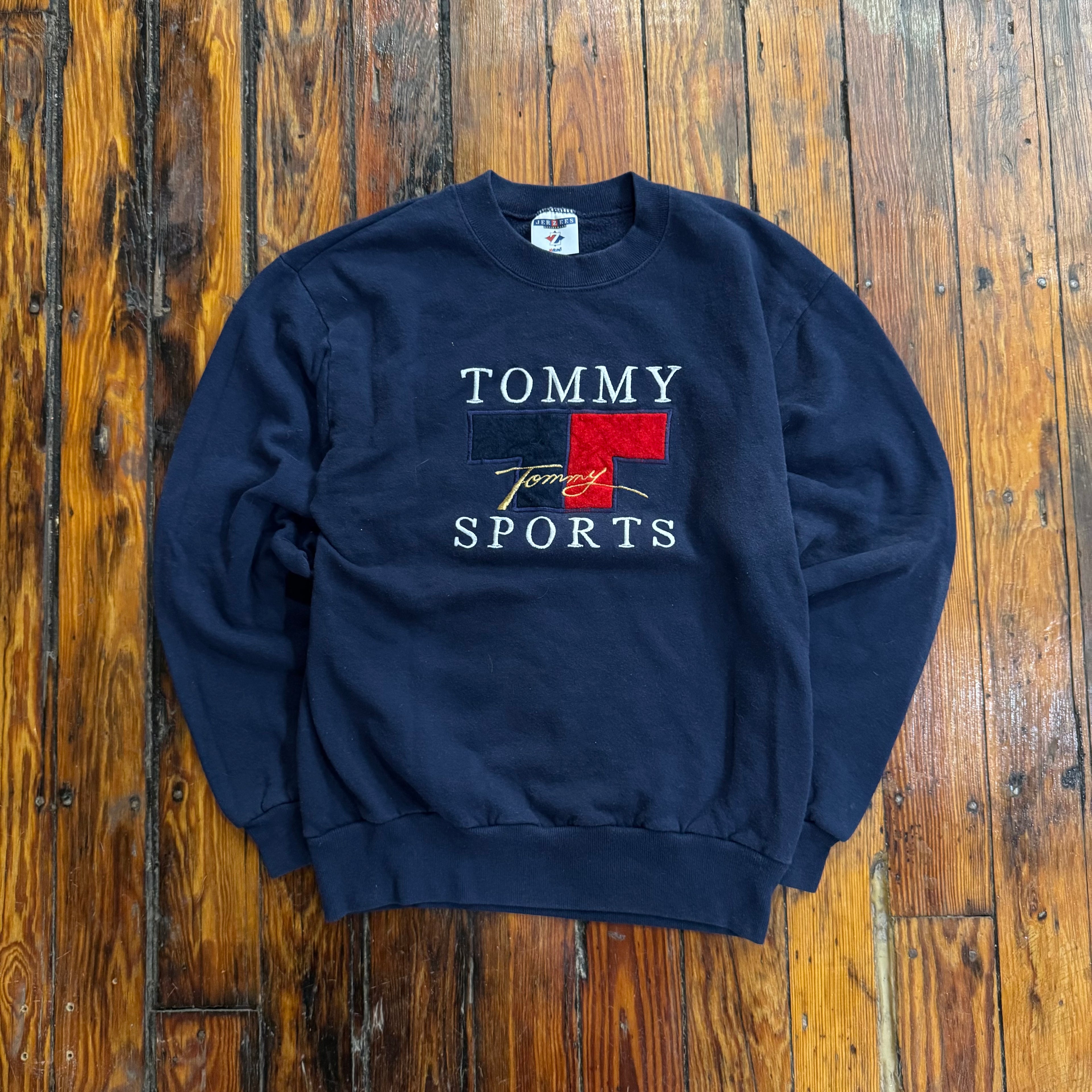 Vintage Tommy Sports Boot Crewneck Sz M