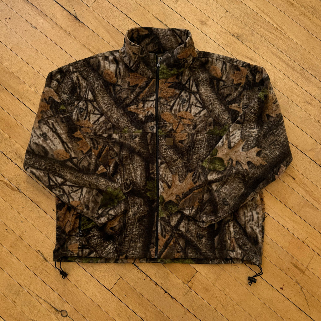 Y2K Camo Big Bill Fleece Jacket Sz XXL
