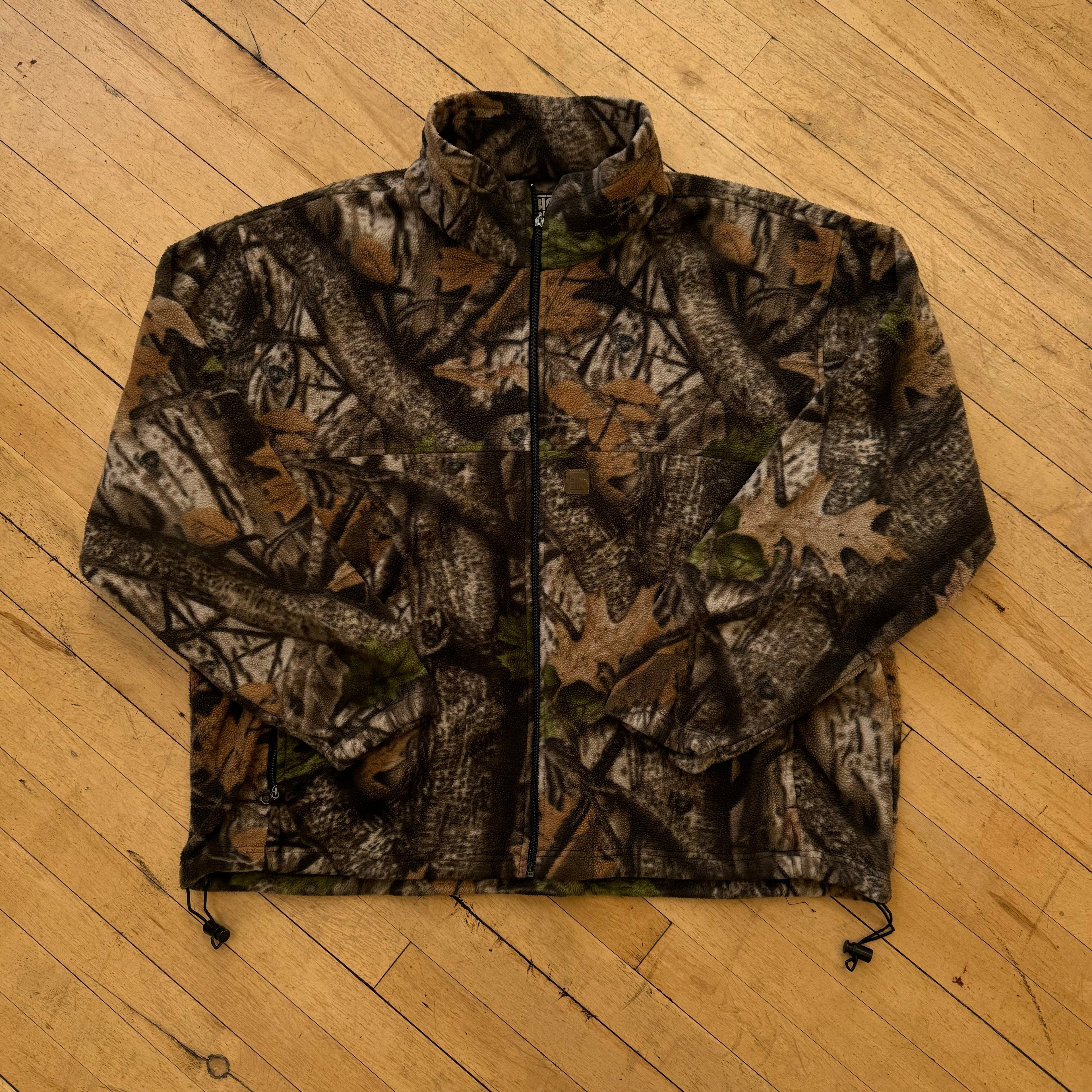 Y2K Camo Big Bill Fleece Jacket Sz XXL