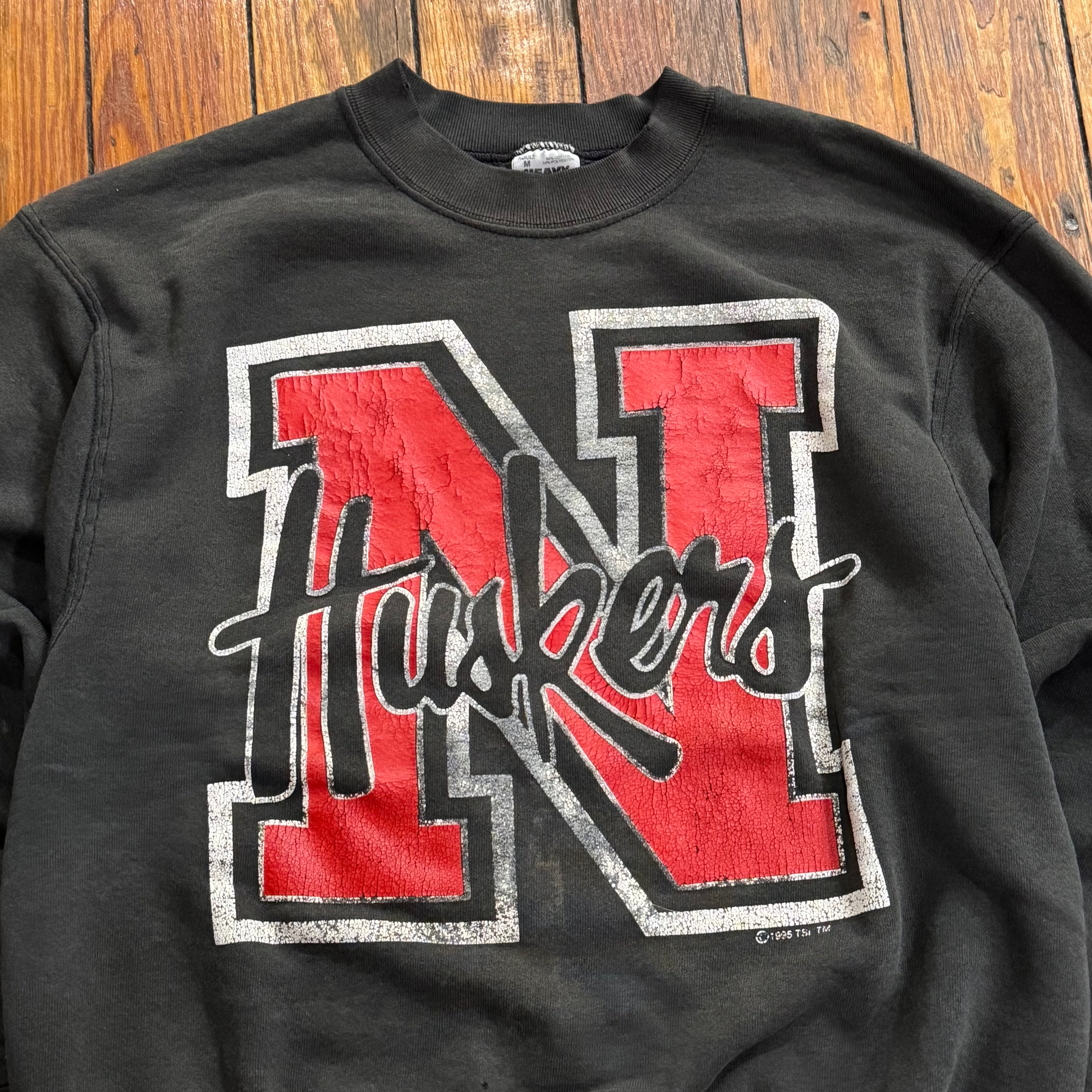 Vintage Nebraska Huskers Crewneck Sz M