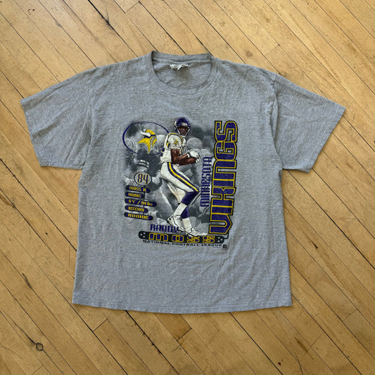 Vintage Minnesota Vikings Randy Moss T-shirt Sz XXL