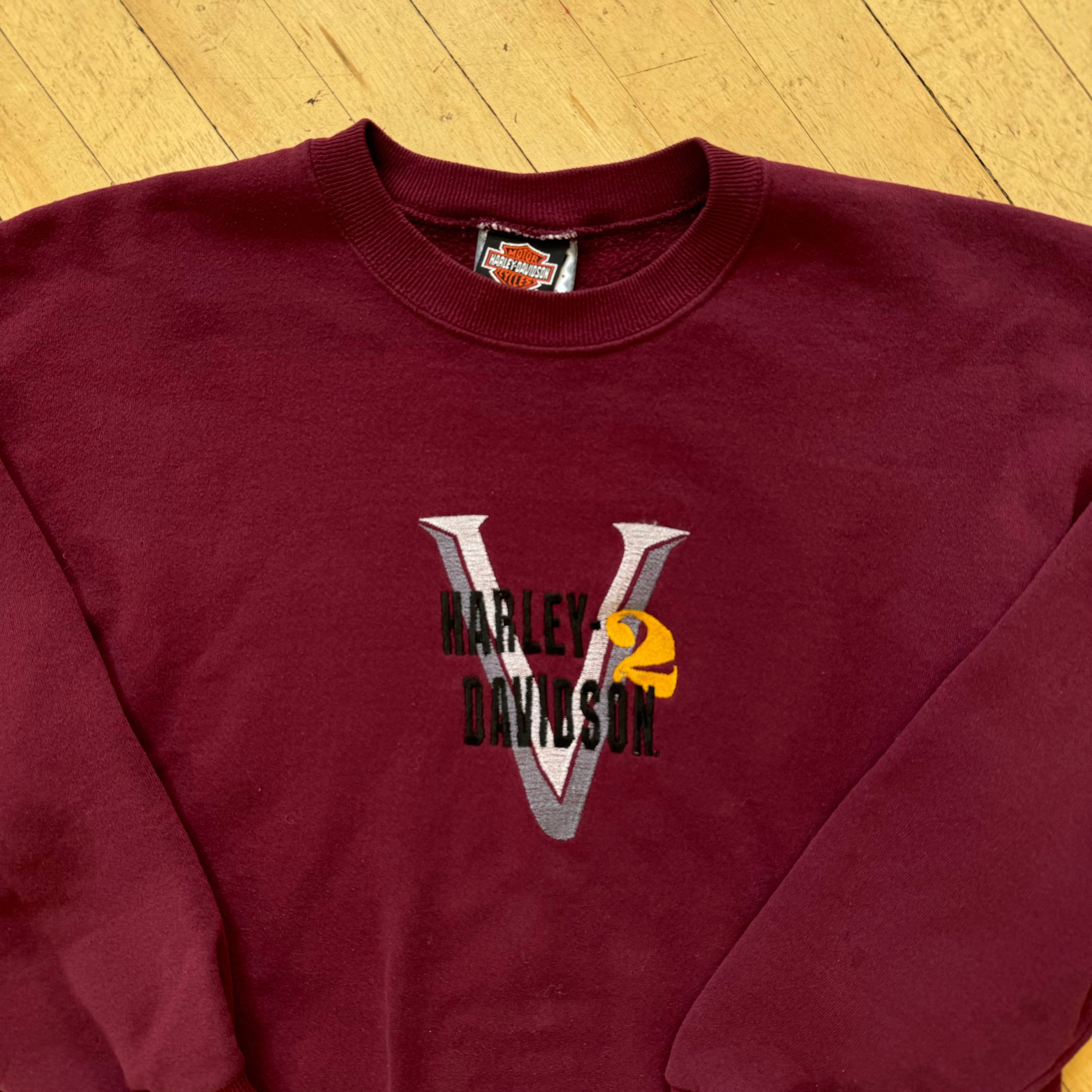 Vintage Harley Davidson V2 Crewneck Sz XL