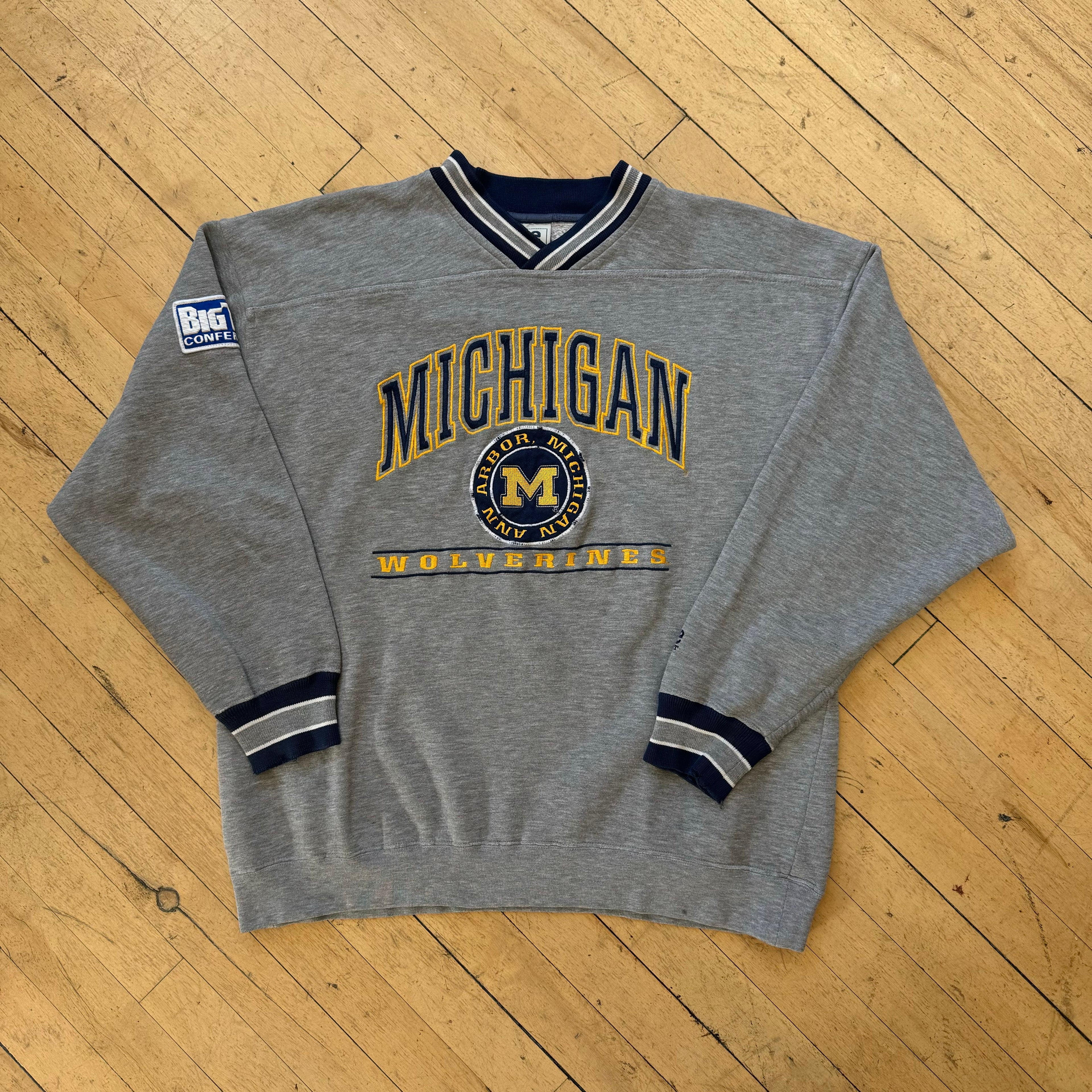 Vintage Michigan University CrewNeck Sz L