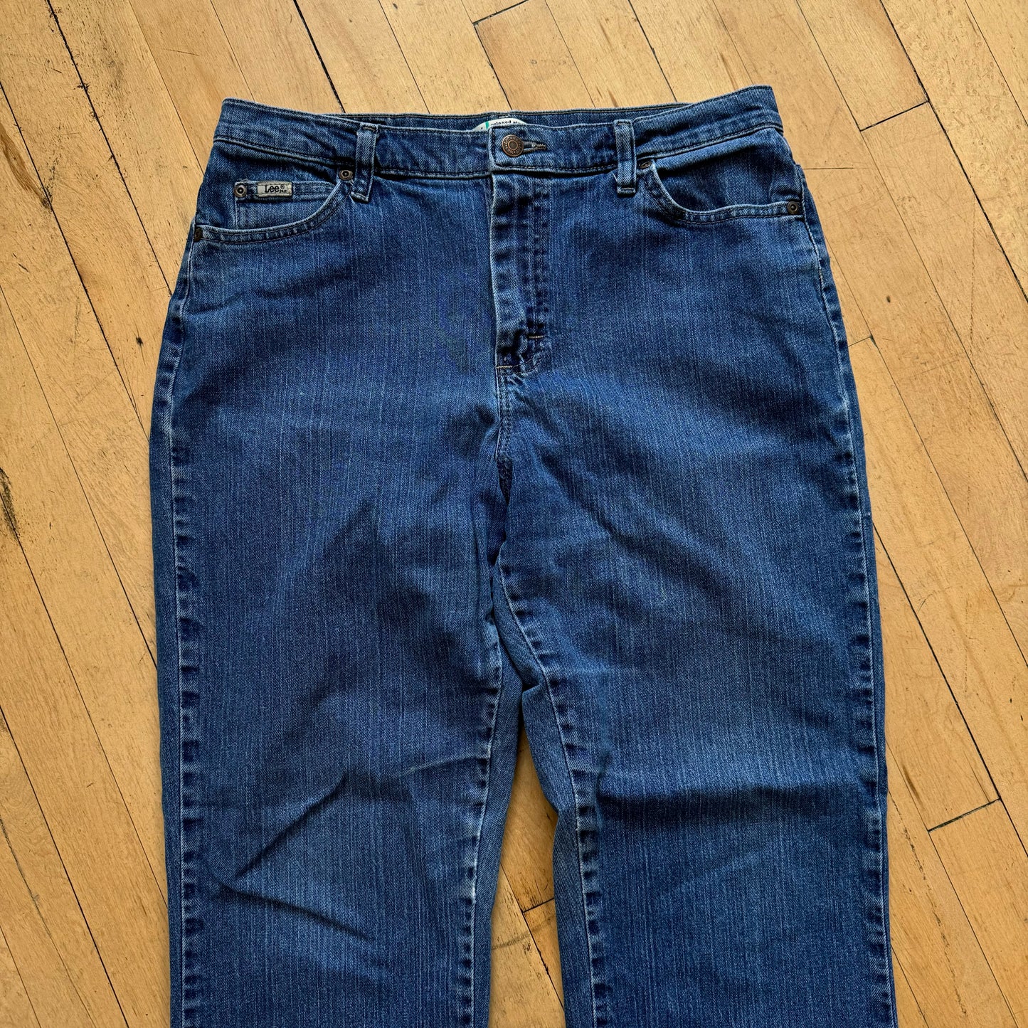 Vintage Lee Dark Wash Denim Jeans Sz 12