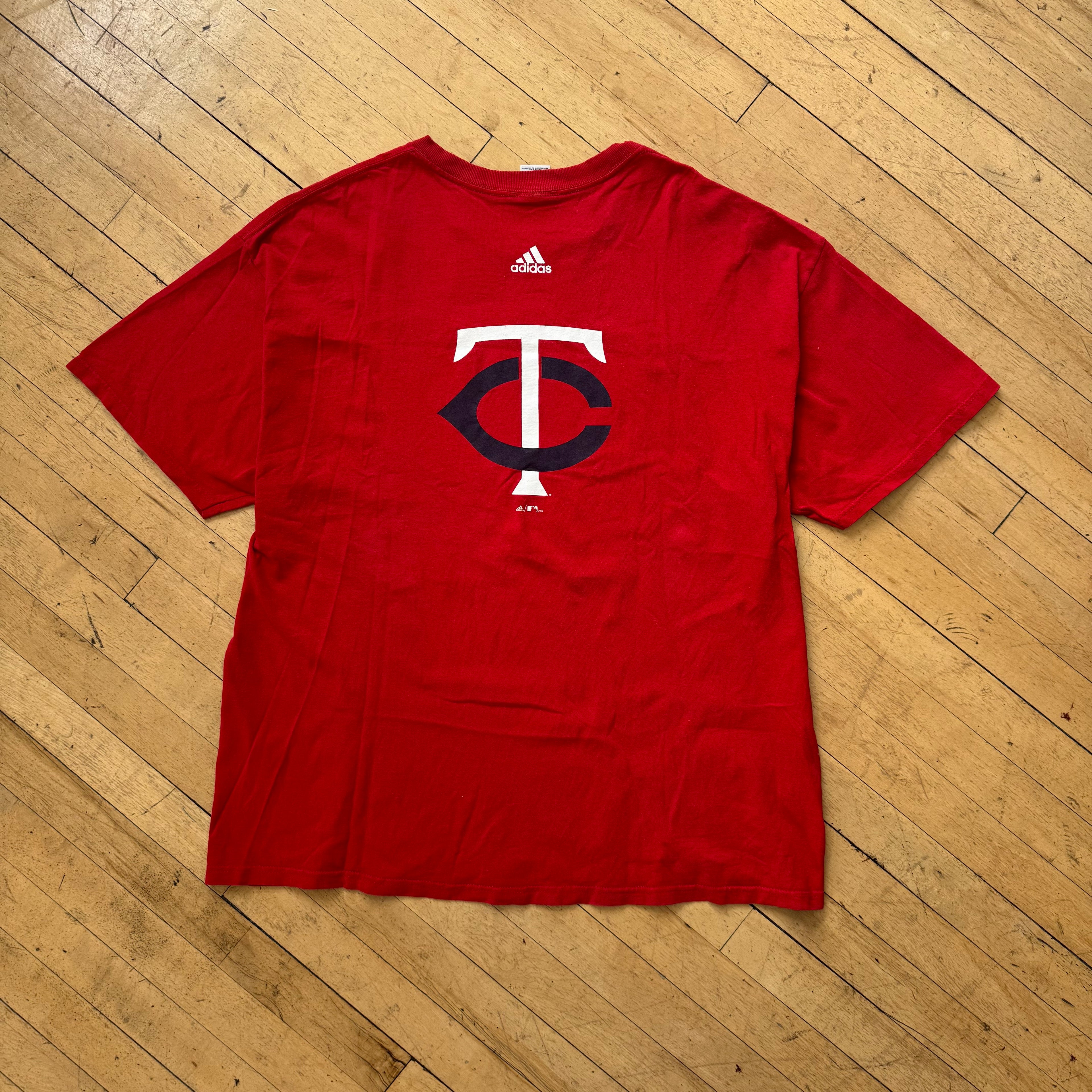 Vintage Adidas Minnesota Twins T-shirt Sz XXL