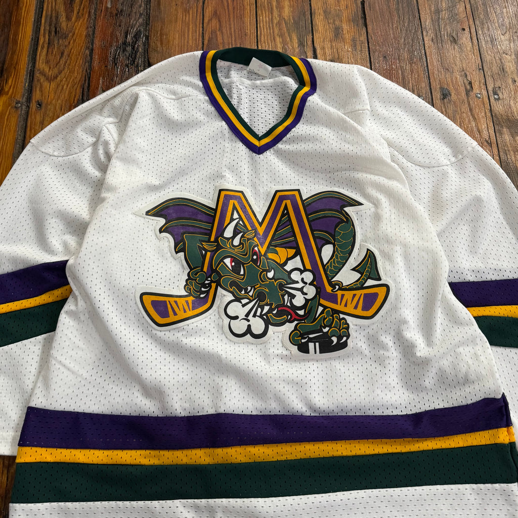 Vintage Mobile Mystics Hockey Jersey Sz M