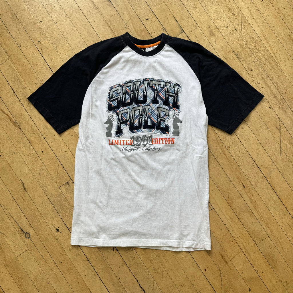 Y2K South Pole Spellout T-shirt Sz L