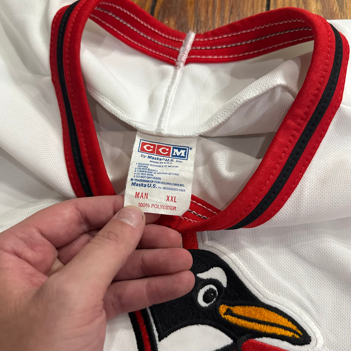 Vintage Russian Penguins Hockey Jersey Sz M