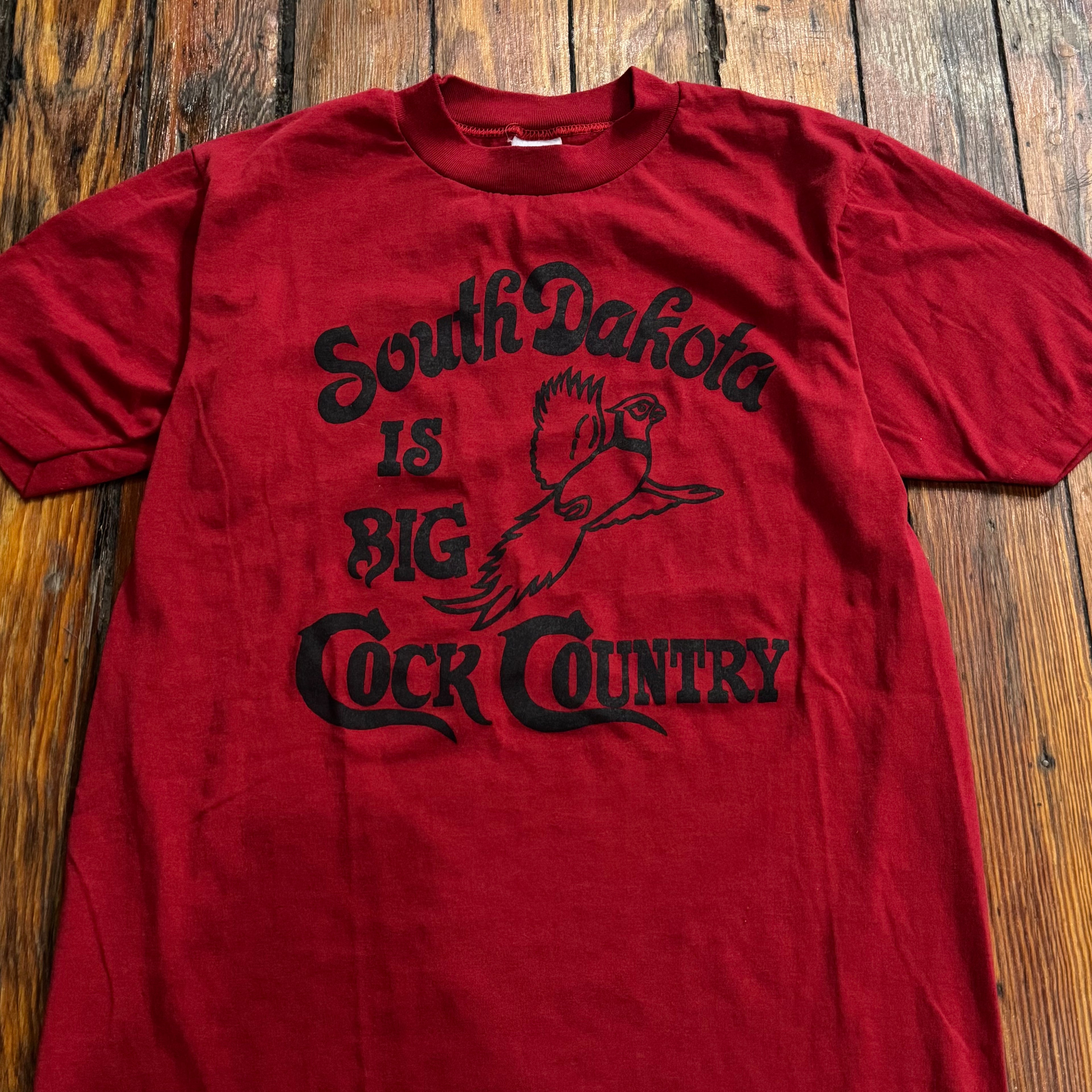 Vintage South Dakota Is Big Cock Country T-shirt Sz M
