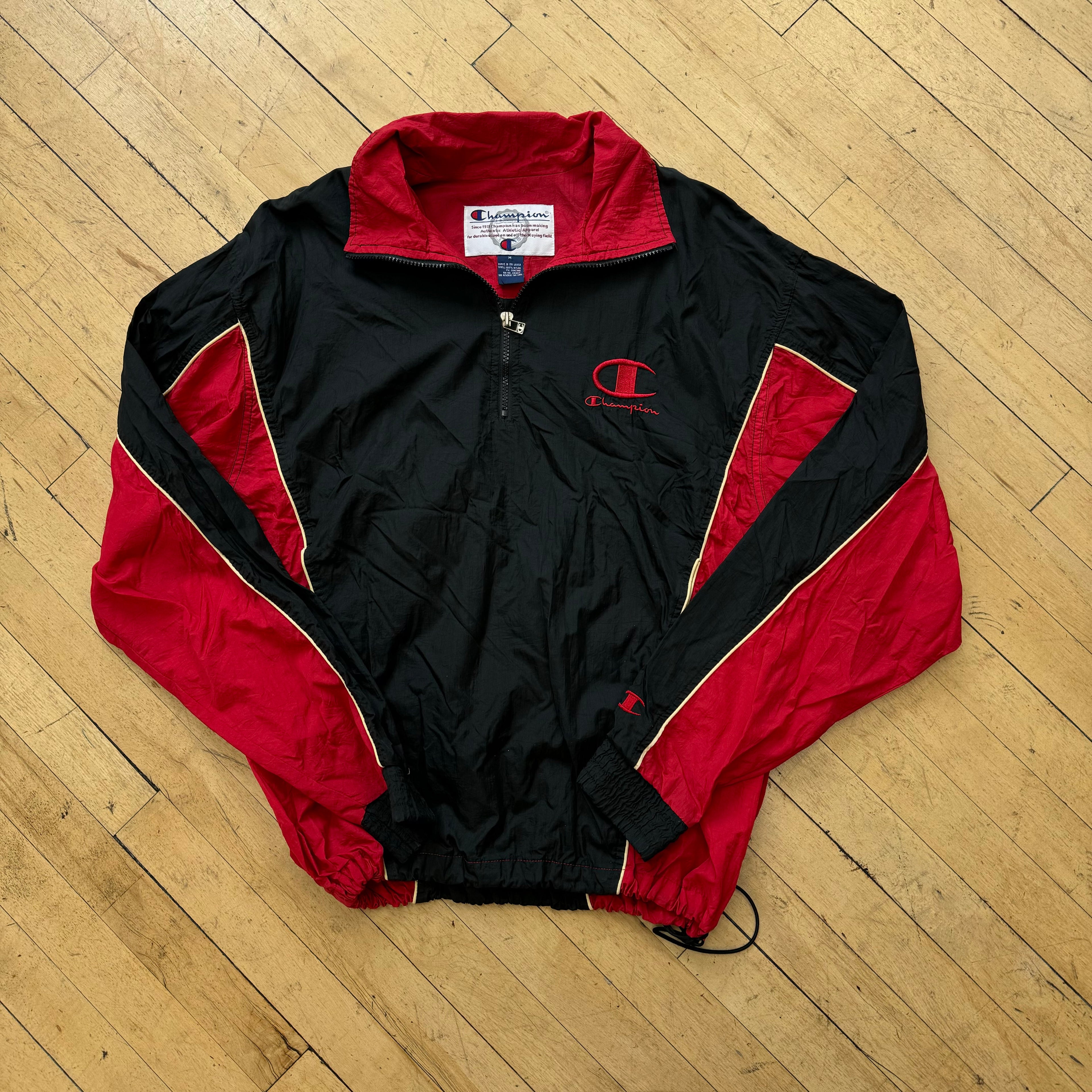 Vintage Champiom Quarter Zip Jacket Sz M