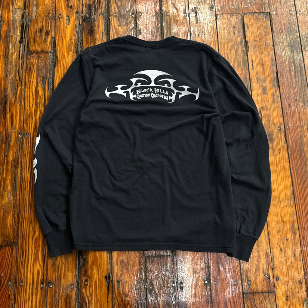 Y2K Black Hills Choppers T-shirt Sz M