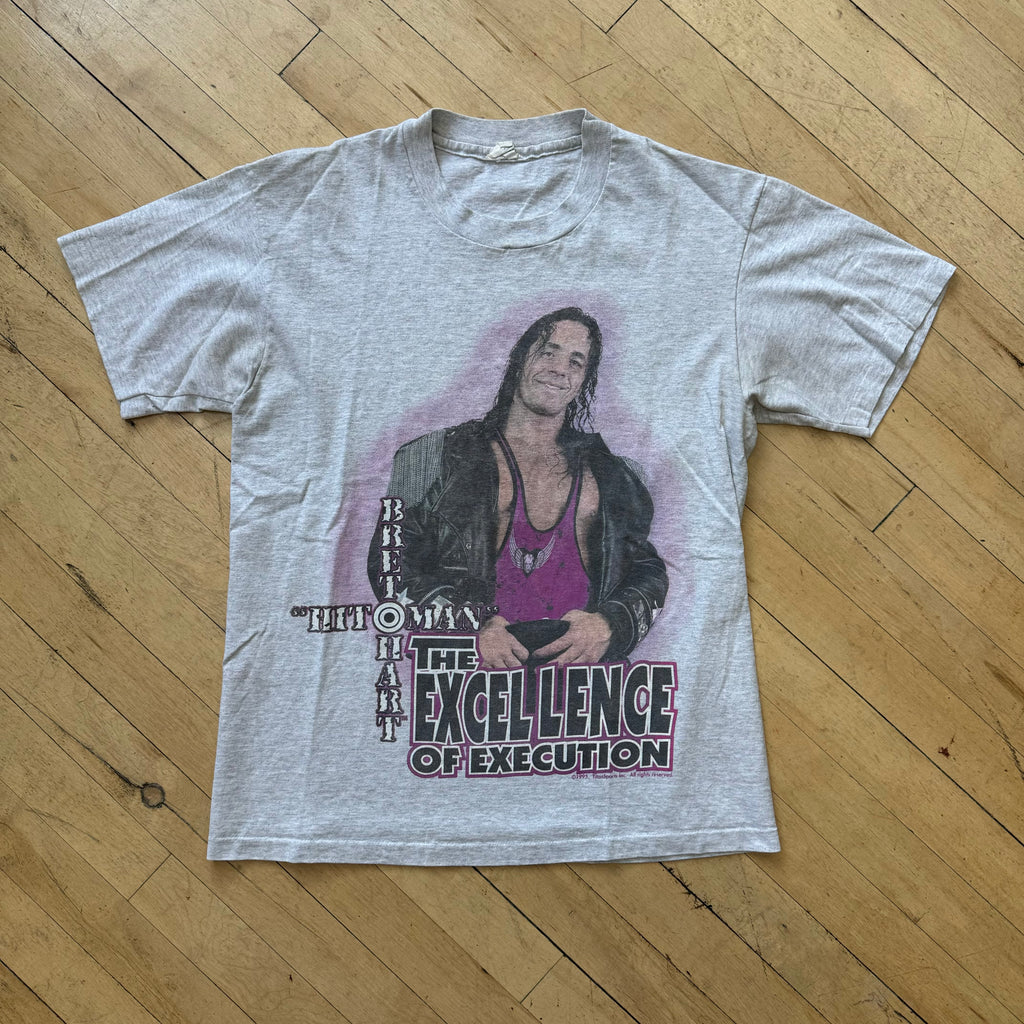 Vintage Bret Hart WWF T-shirt Sz M