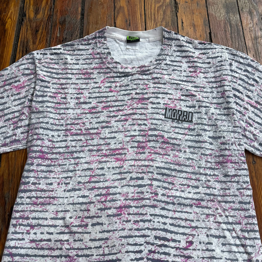 Vintage Morro Bay AOP T-shirt Sz L