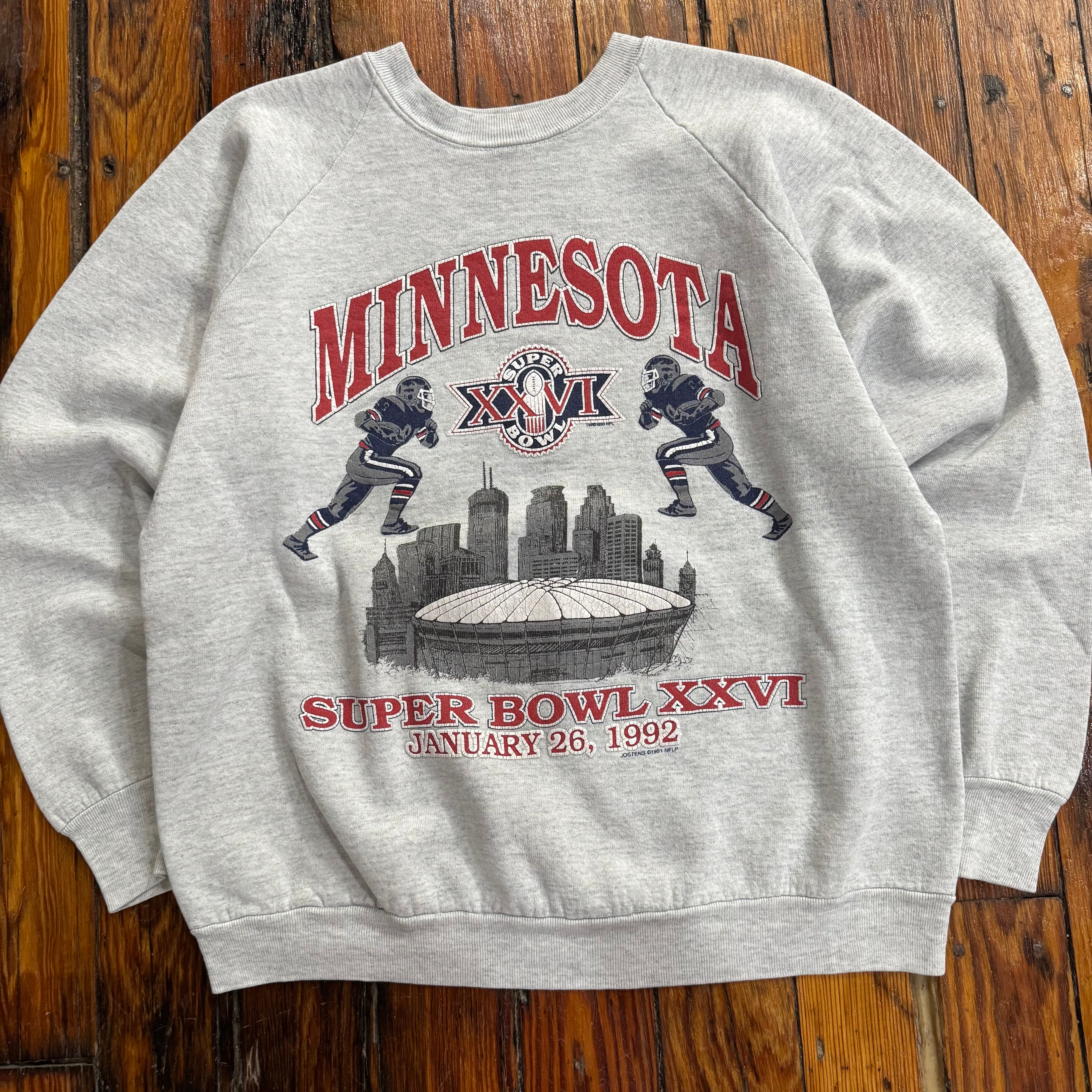 Vintage Minnesota Super Bowl CrewNeck Sz L