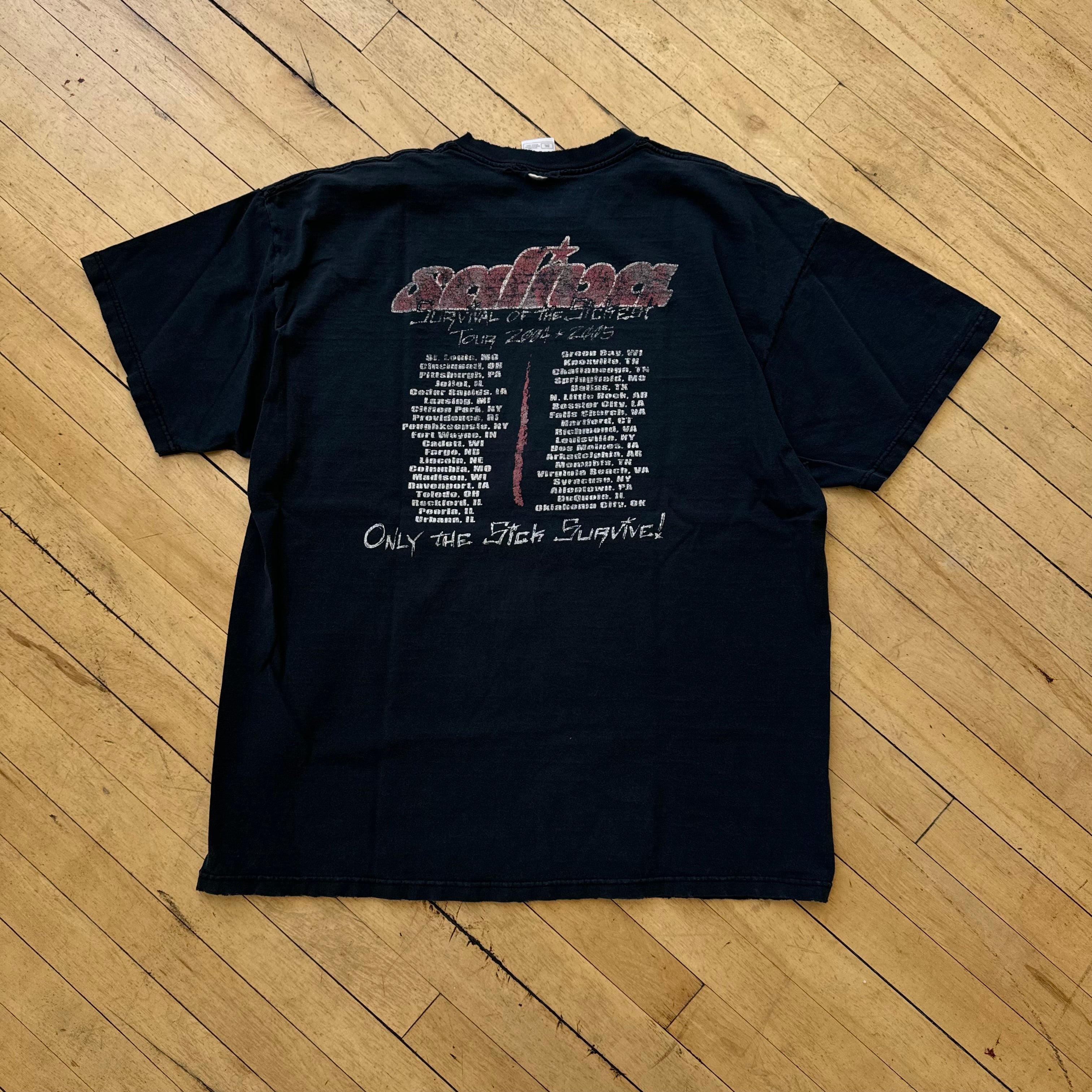 Vintage Saliva Band Tour T-shirt Sz XL