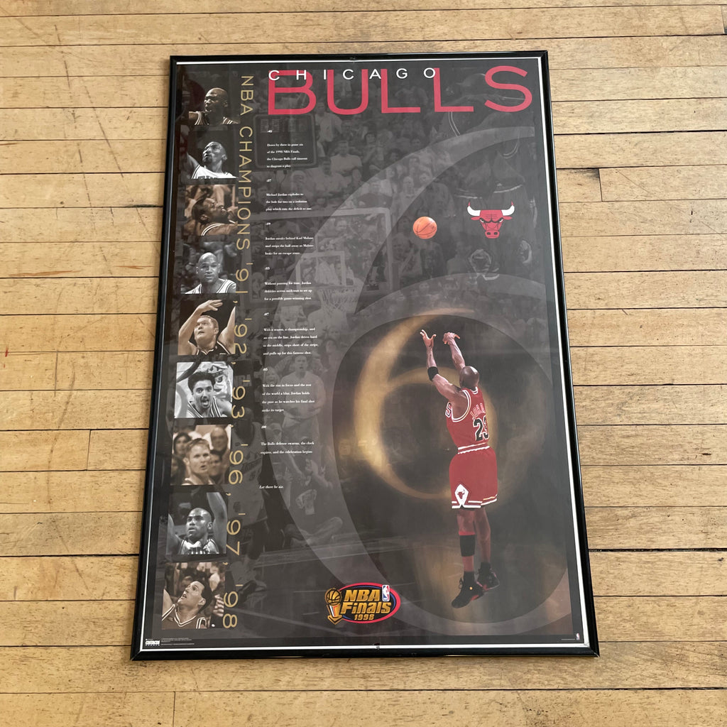 1998 NBA Finals Chicago Bulls Poster (Poster Only)