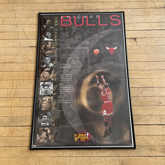 1998 NBA Finals Chicago Bulls Poster (Poster Only)