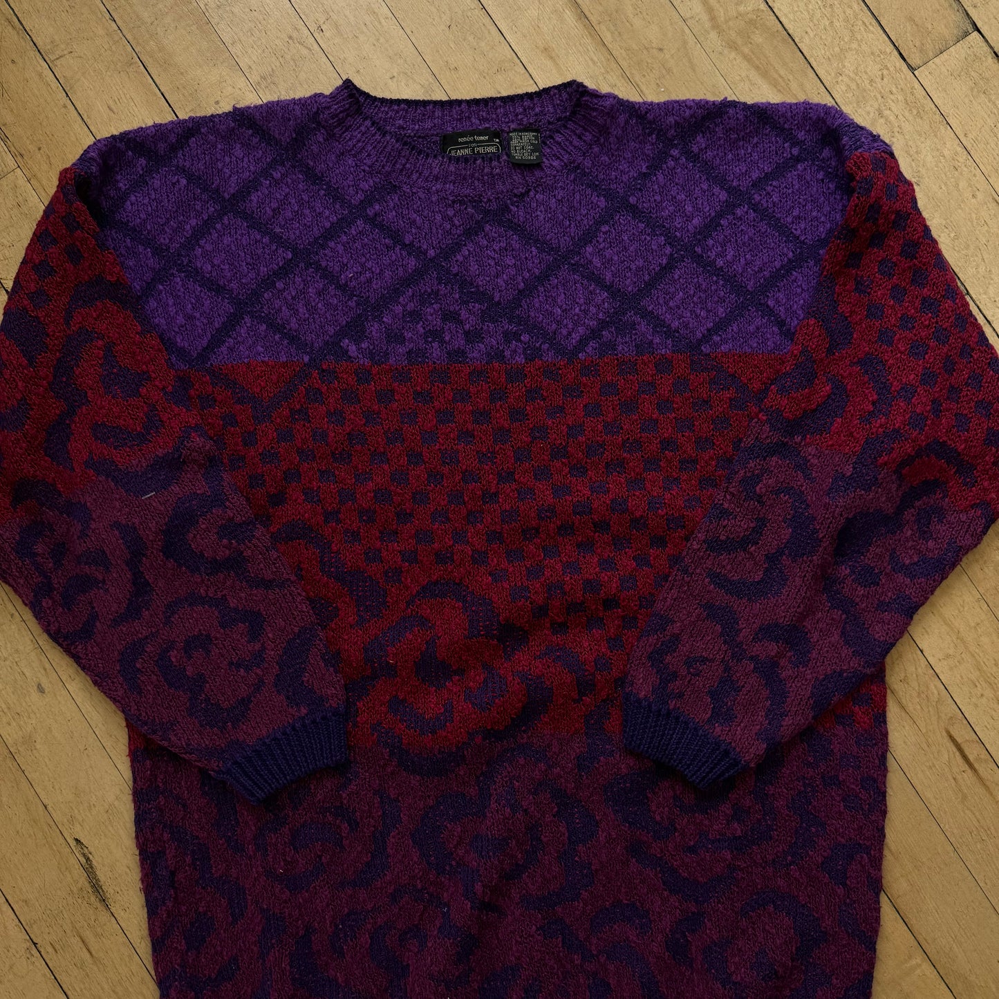 Vintage Jeanne Pierre Sweater Sz L