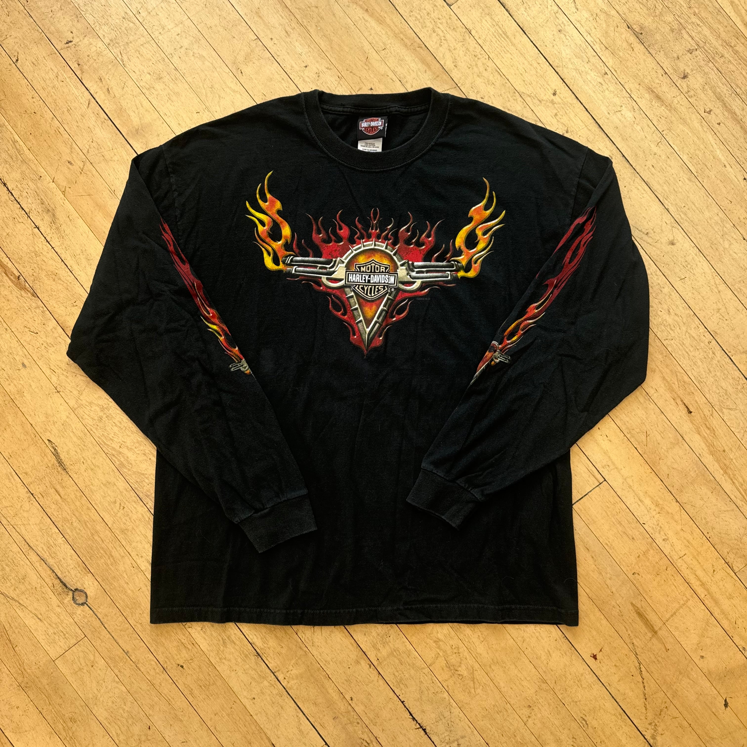 00s Harley-Davidson ロンT 08M158◯ 00s Harley-Davidson ロンT