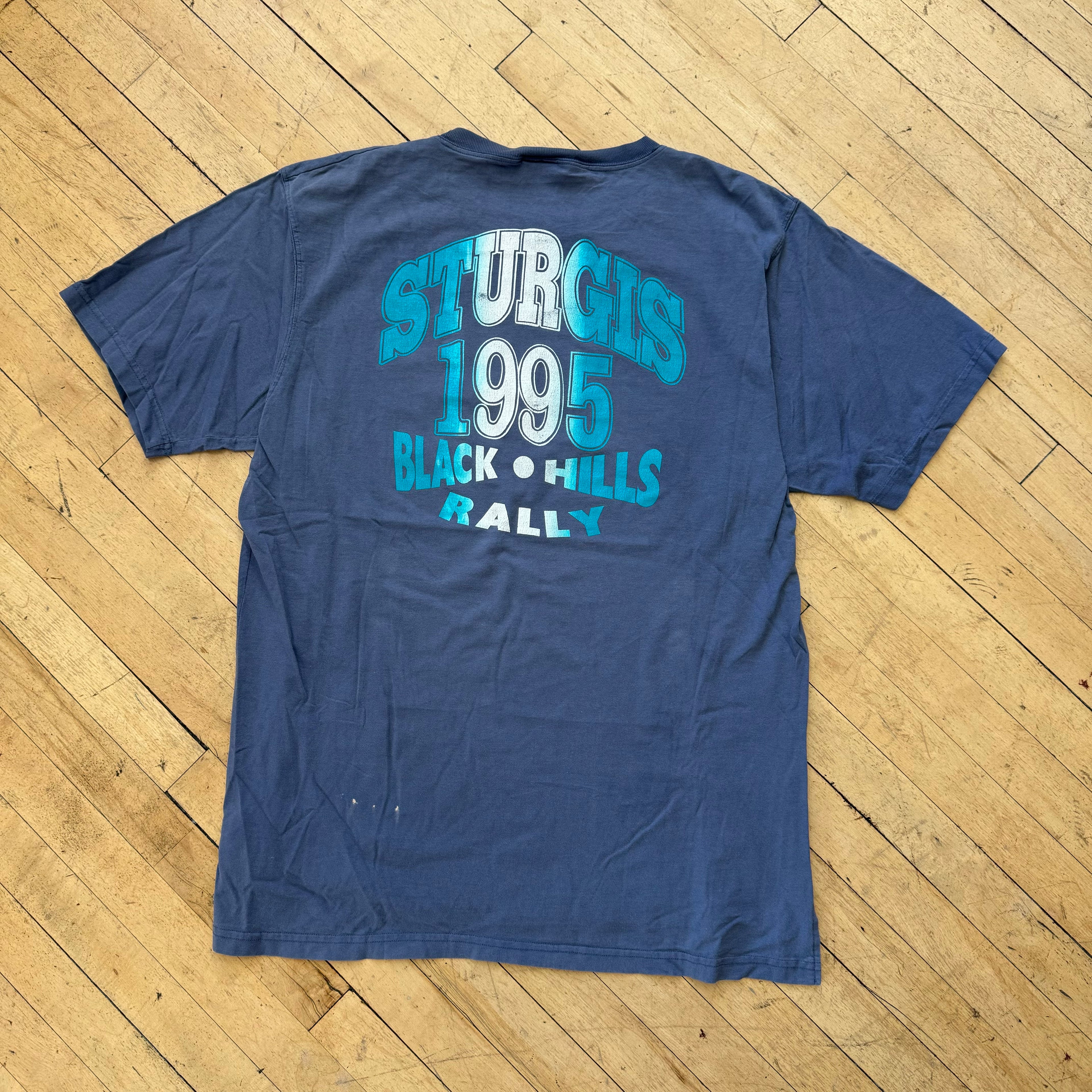 Vintage Faded Sturgis 95’ T-shirt Sz XL