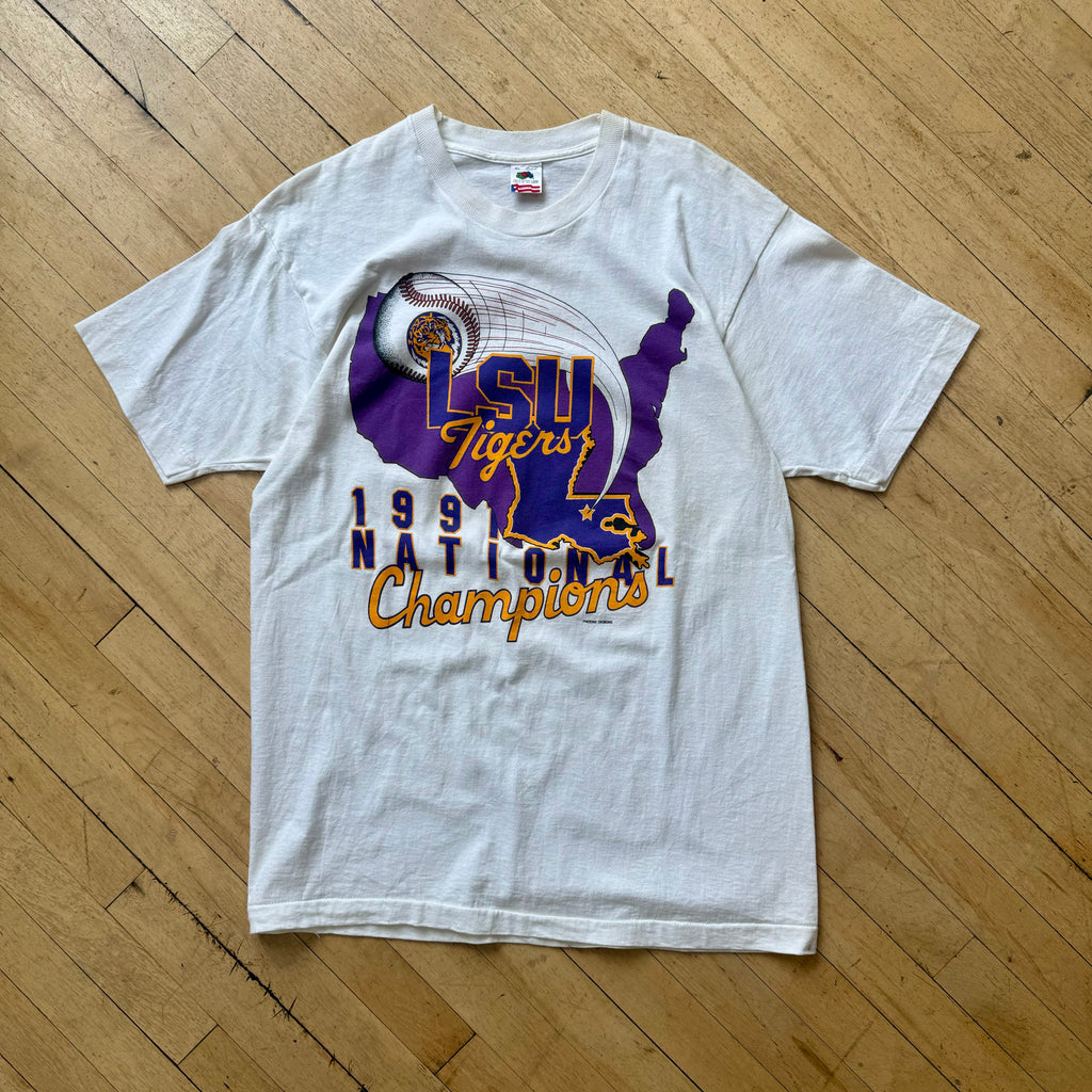 Vintage LUS Tigers Baseball Champions Sz XL