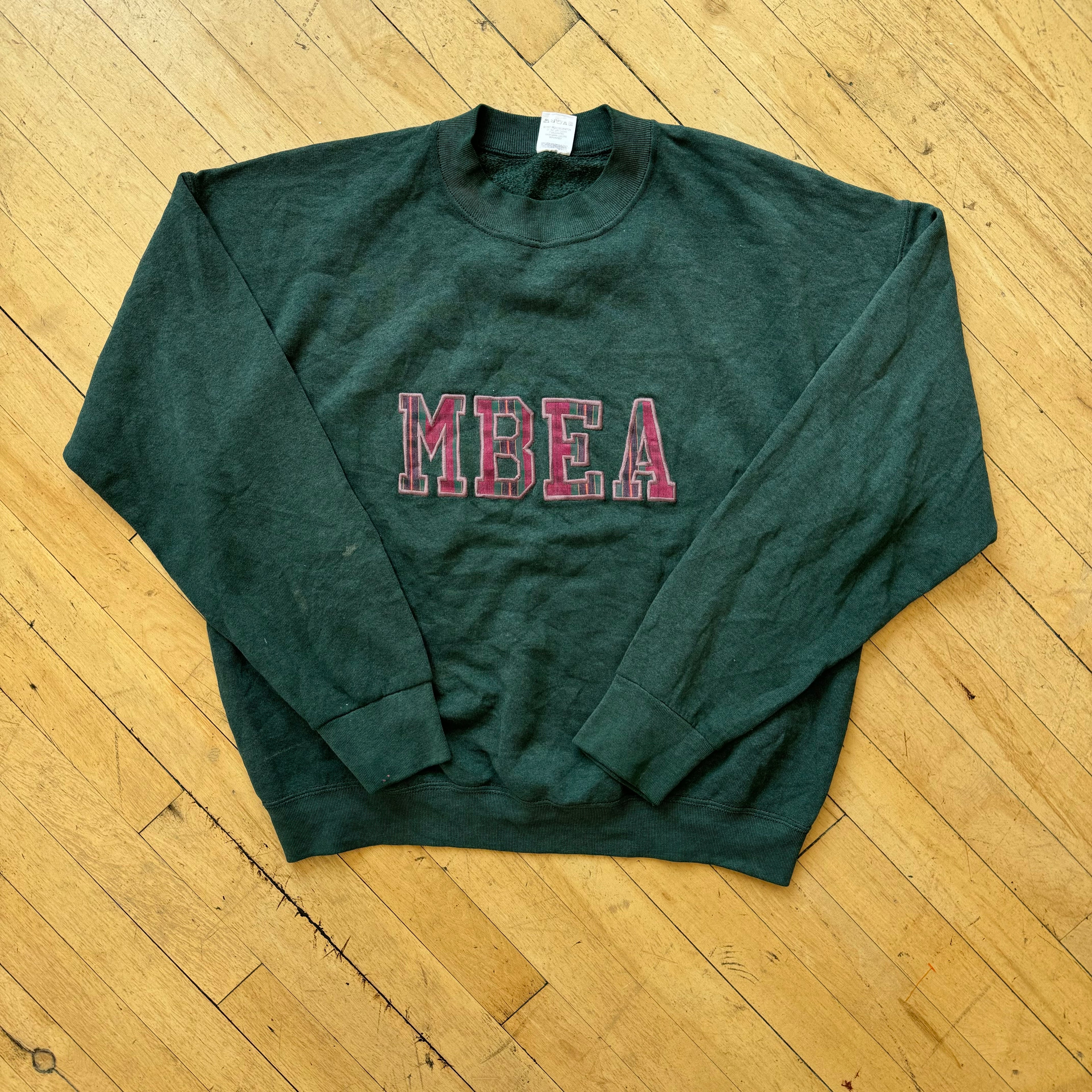 Vintage MBEA SpellOut CrewNeck Sz L