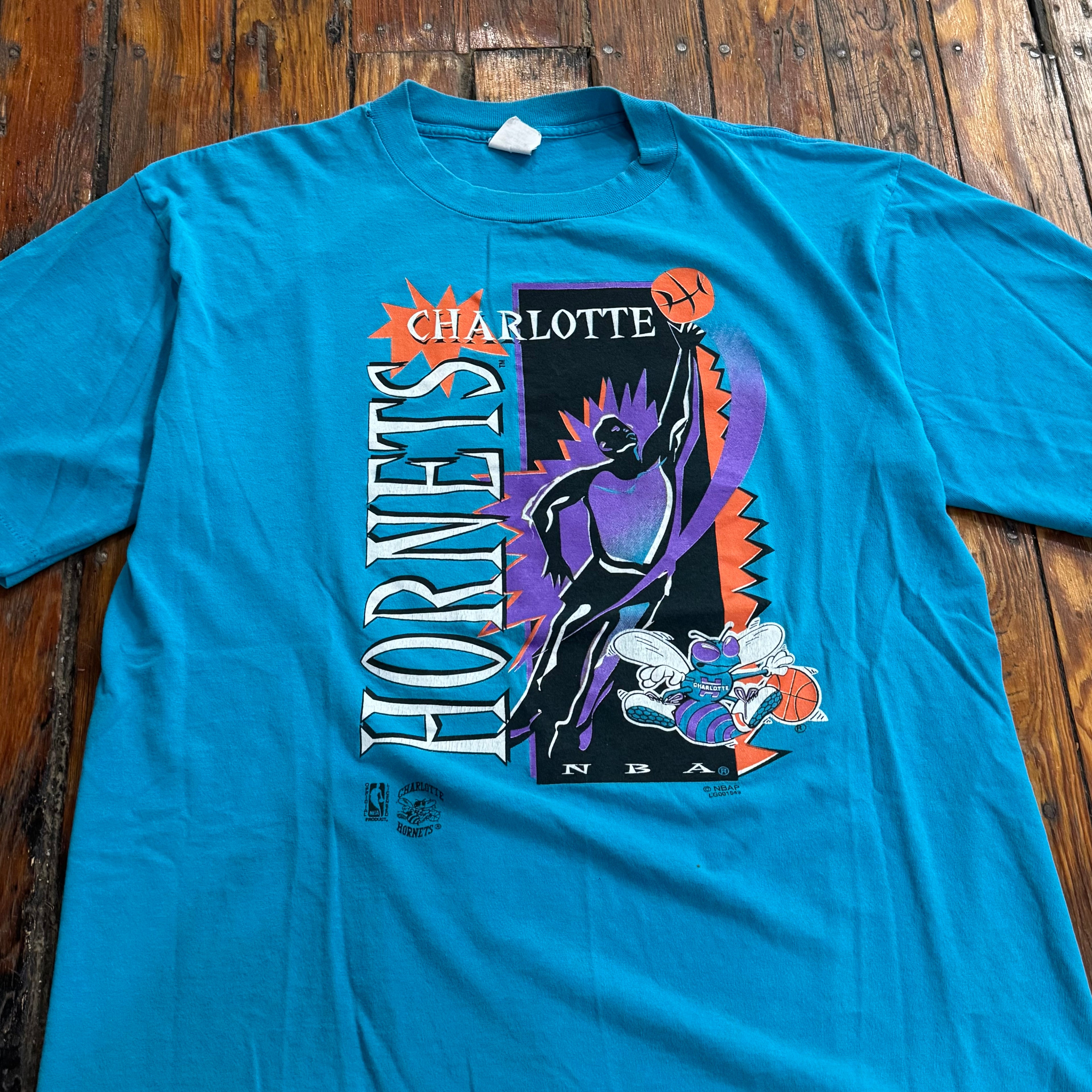 Vintage Charolette Hornets T-shirt Sz L