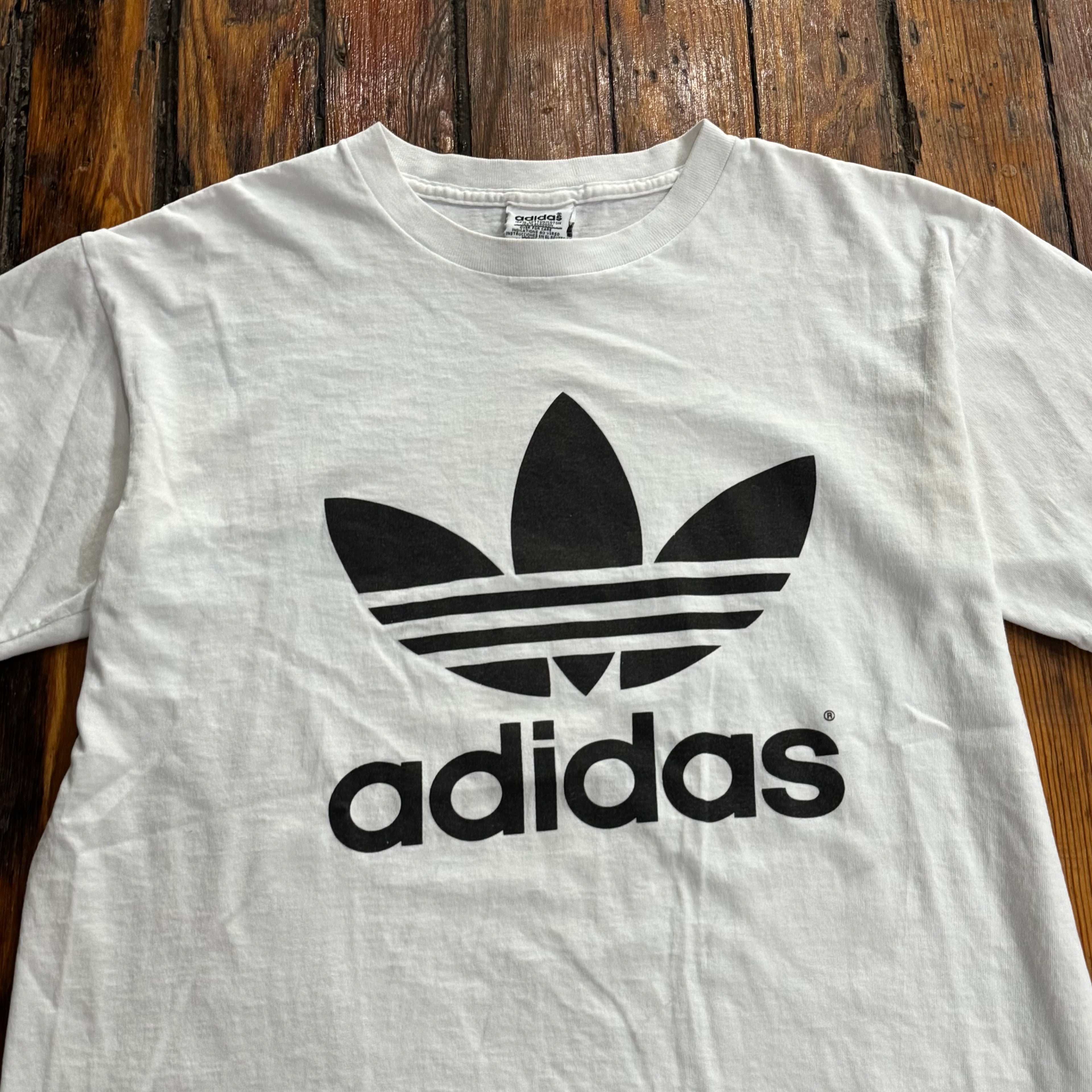 Vintage Adidas Big Logo T-shirt Sz M