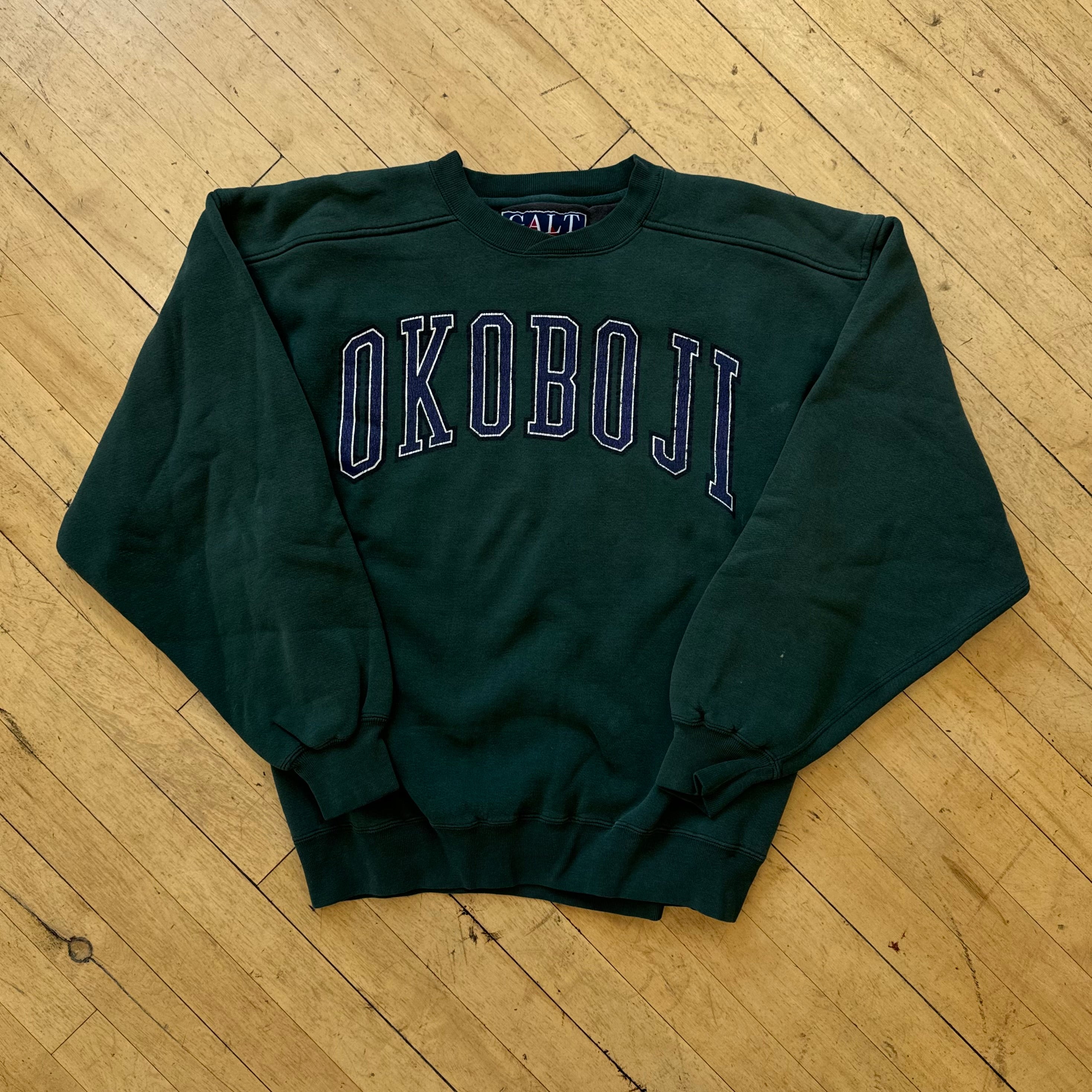 Vintage Okaboji SpellOut CrewNeck Sz S