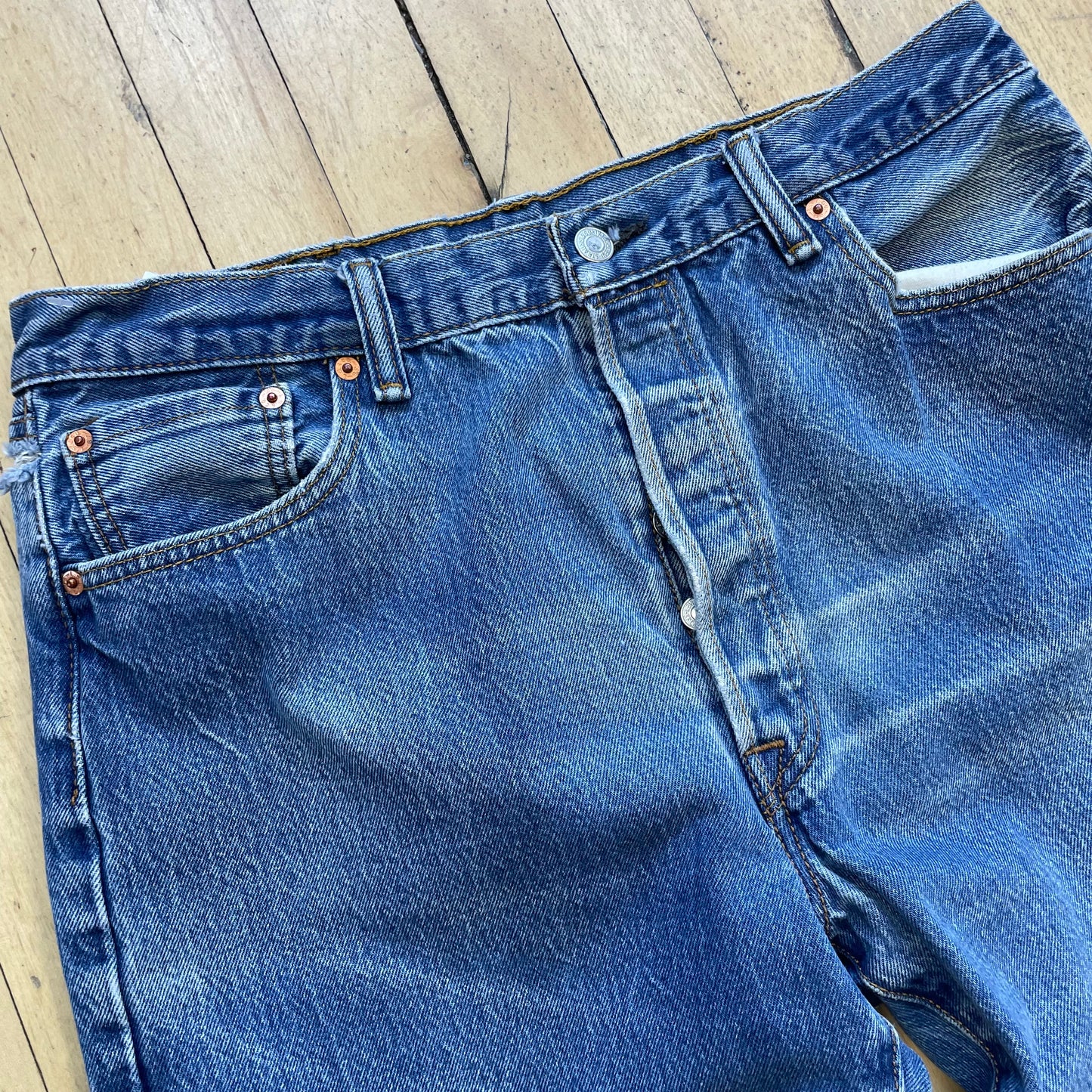 Vintage Levi 501 Denim Jeans Sz 38x38