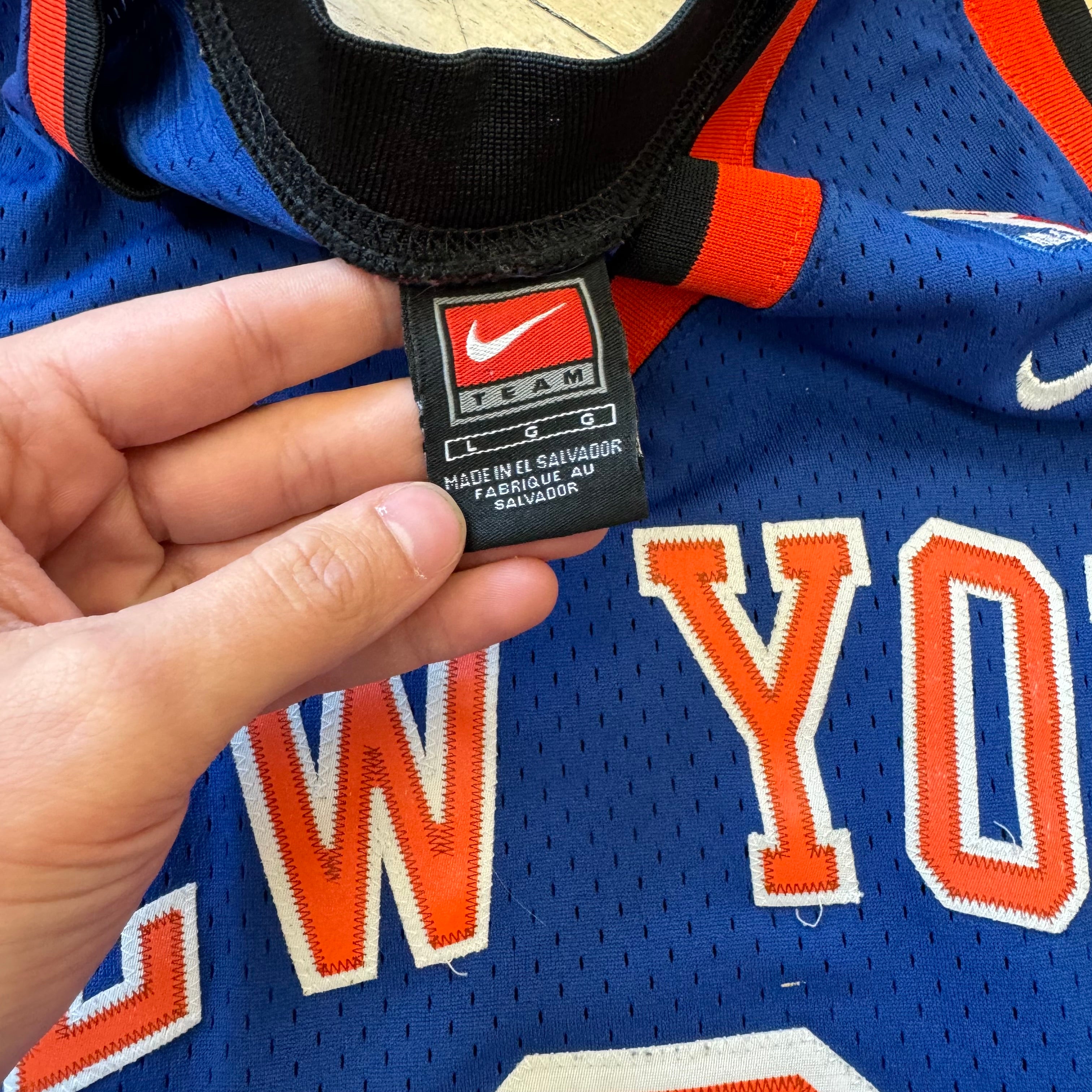 Vintage Nike New York Knicks “Sprewell” Jersey Sz L