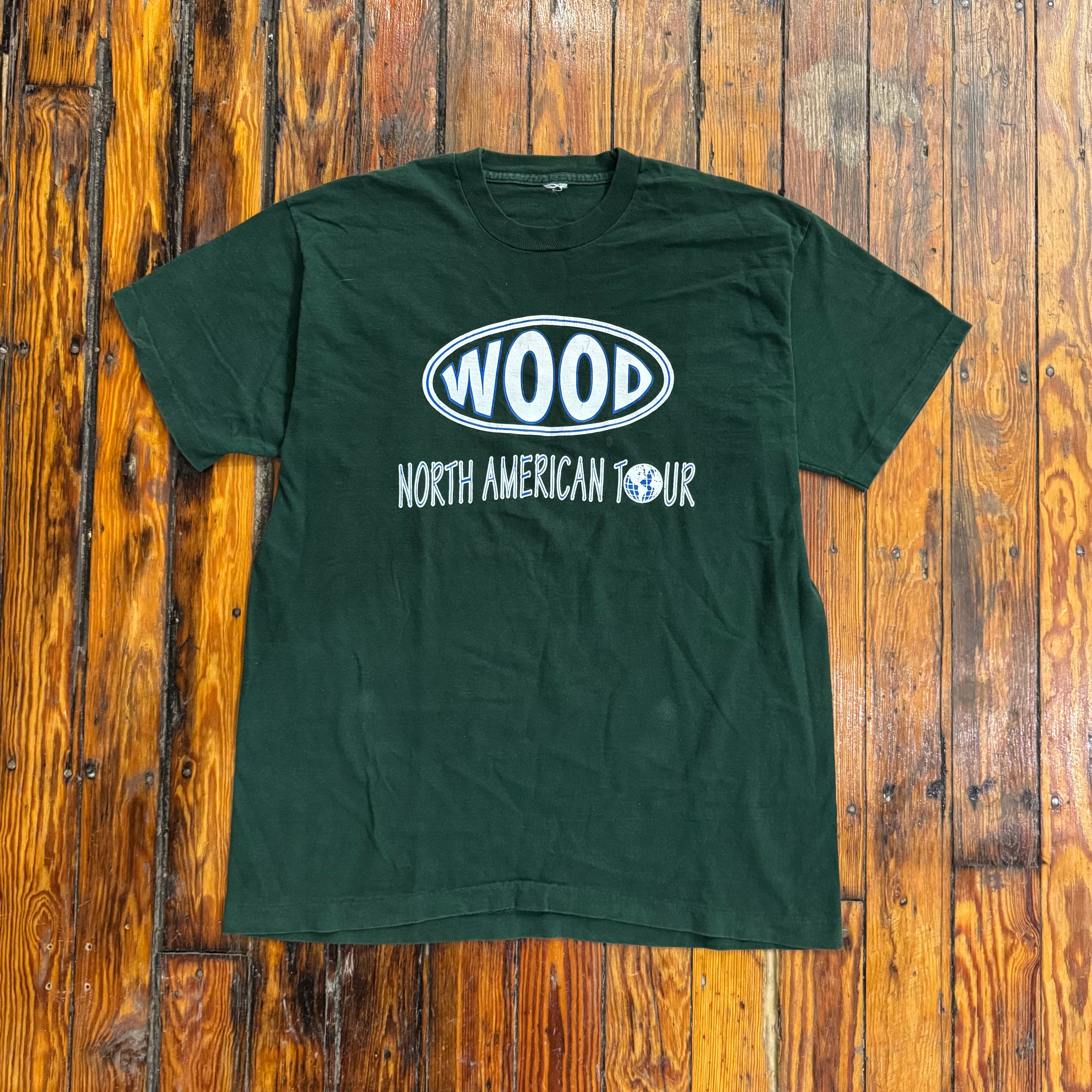 Vintage Wood North American Tour T-shirt Sz L