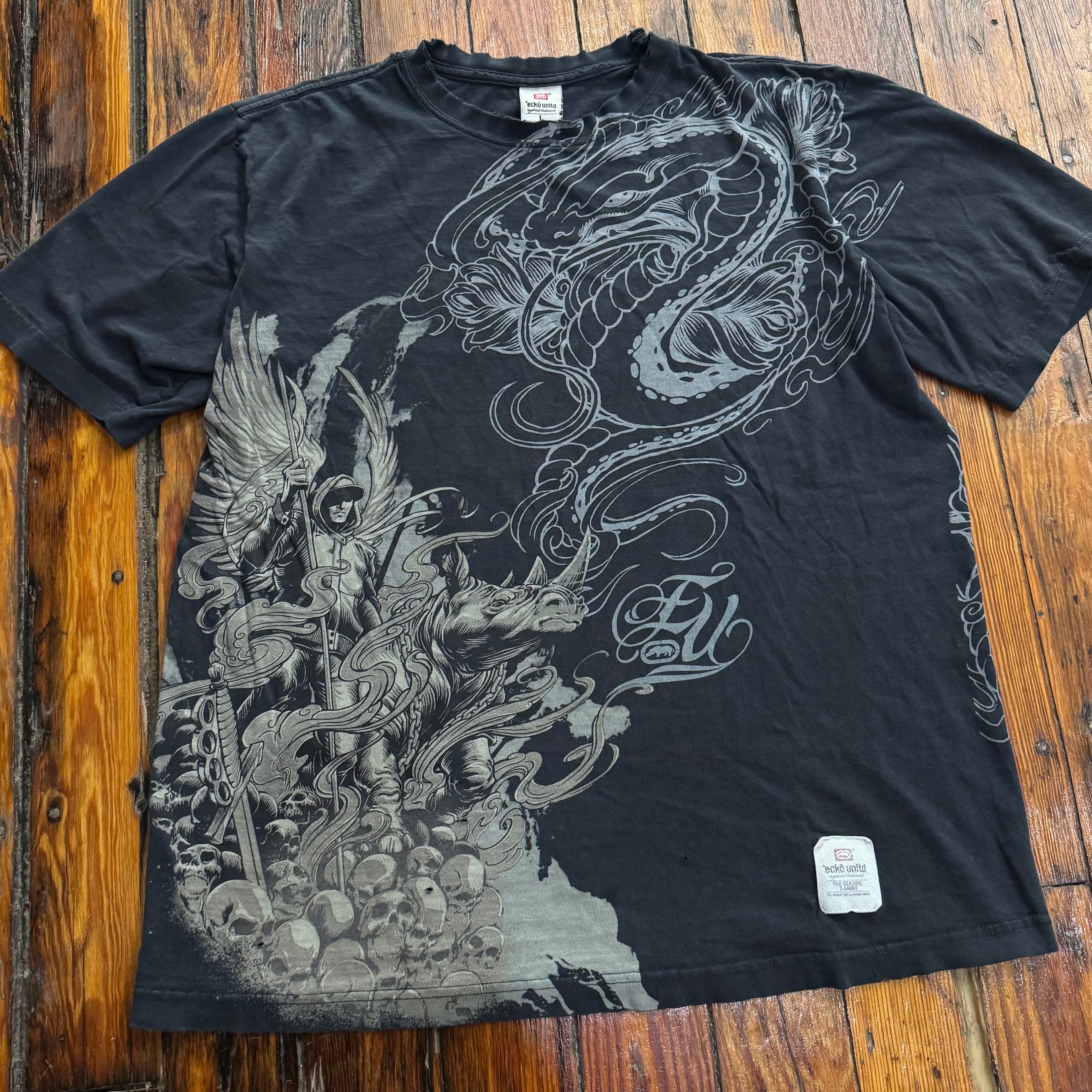Y2K Ecko Unltd T-shirt Sz L