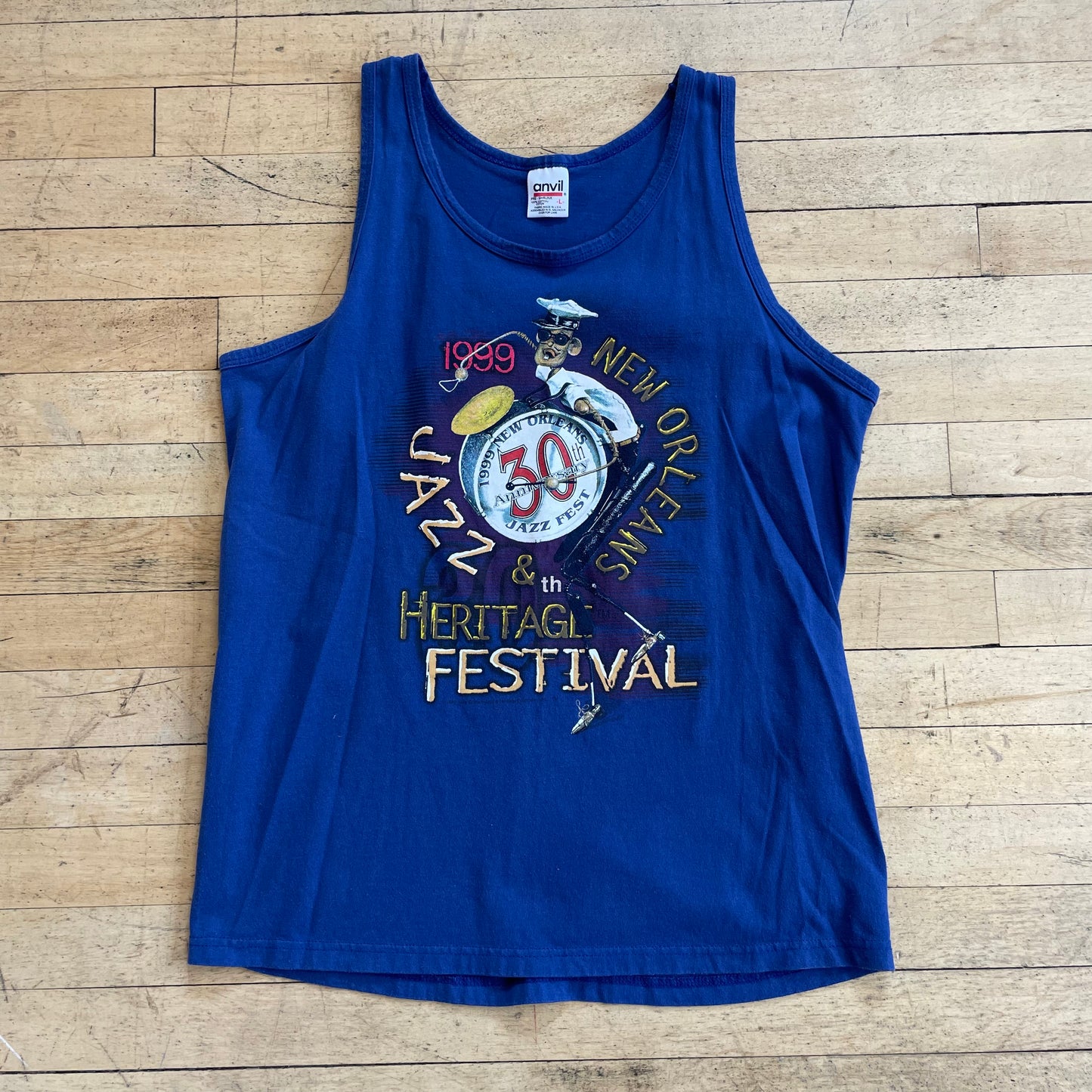 1998 Jazz Heritage Festival Tank Top T-shirt Sz L