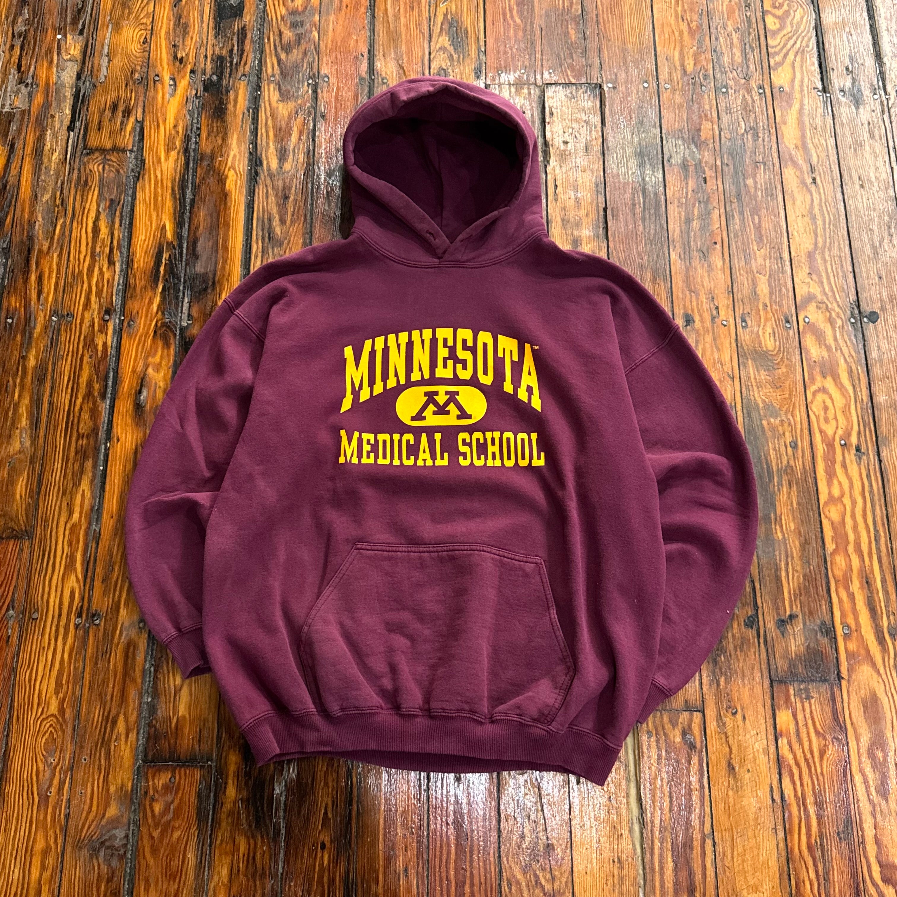 Vintage Minnesota Medical School Hoodie Sz L