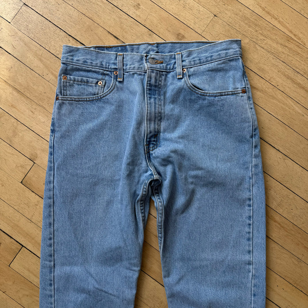 Vintage Light Wash Levi 505 Denim Jeans Sz 32x30