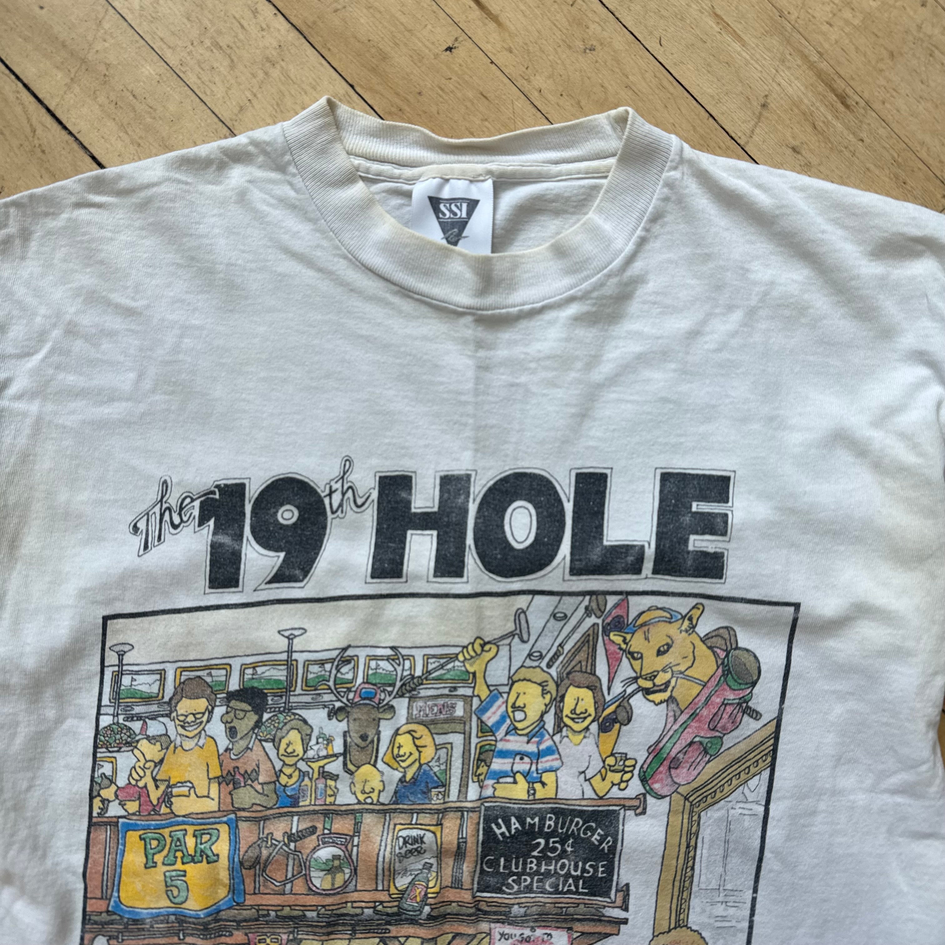 Vintage 19th Hole Golf T-shirt Sz M