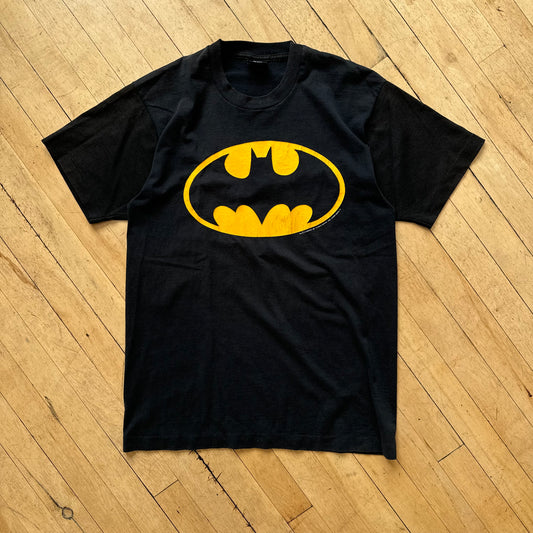 Vintage Bat Man Logo T-shirt Sz L