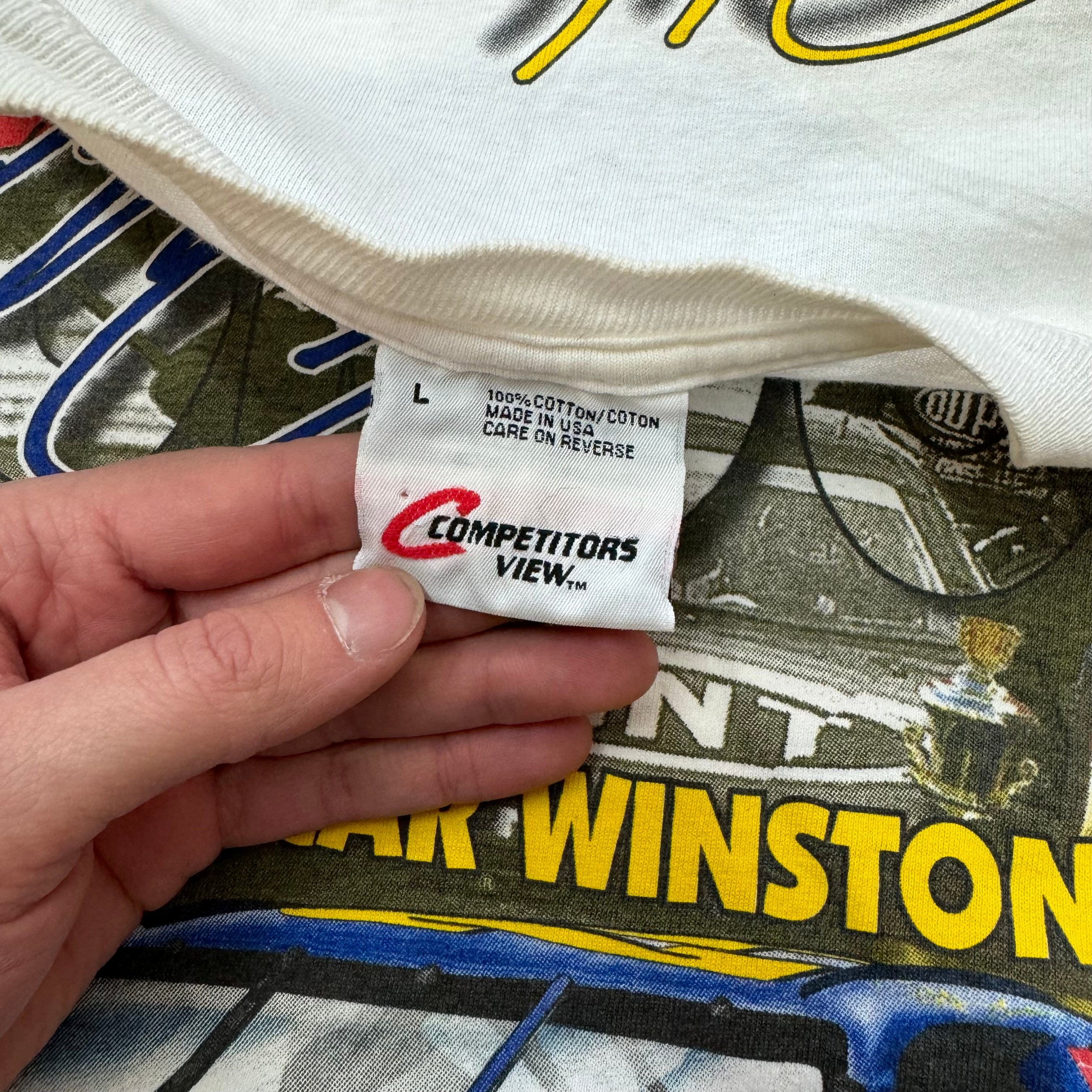 Vintage Nascar Winston Cup Champion T-shirt Sz L