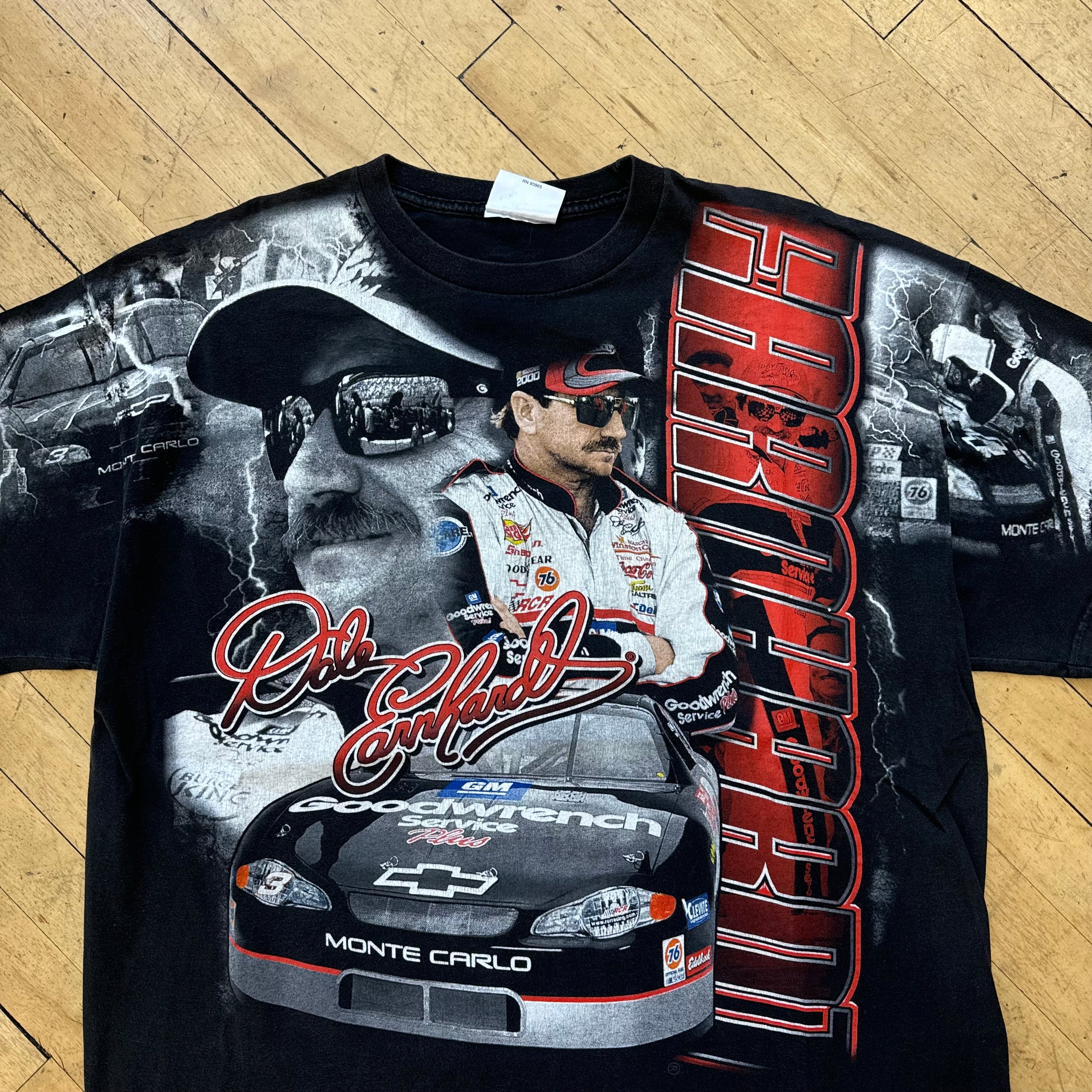 Vintage Dale Earnhardt Nascar AOP T-shirt Sz XL