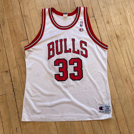90s Champion Chicago Bulls “Pippen” Jersey Sz L