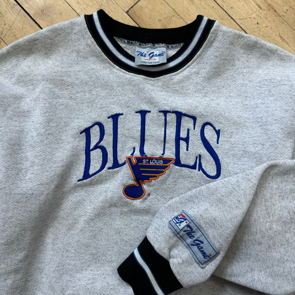 Vintage The Game St. Louis Blues CrewNeck Sz M